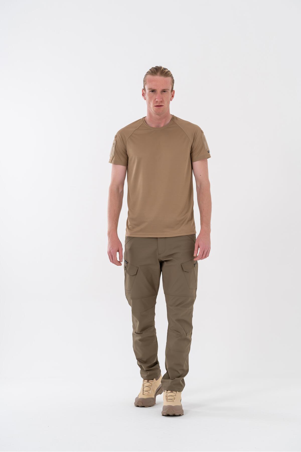 Bikatex Tactical T-Shirt Round Crew Neck T-Shirt Outdoor T-Shirt - 801