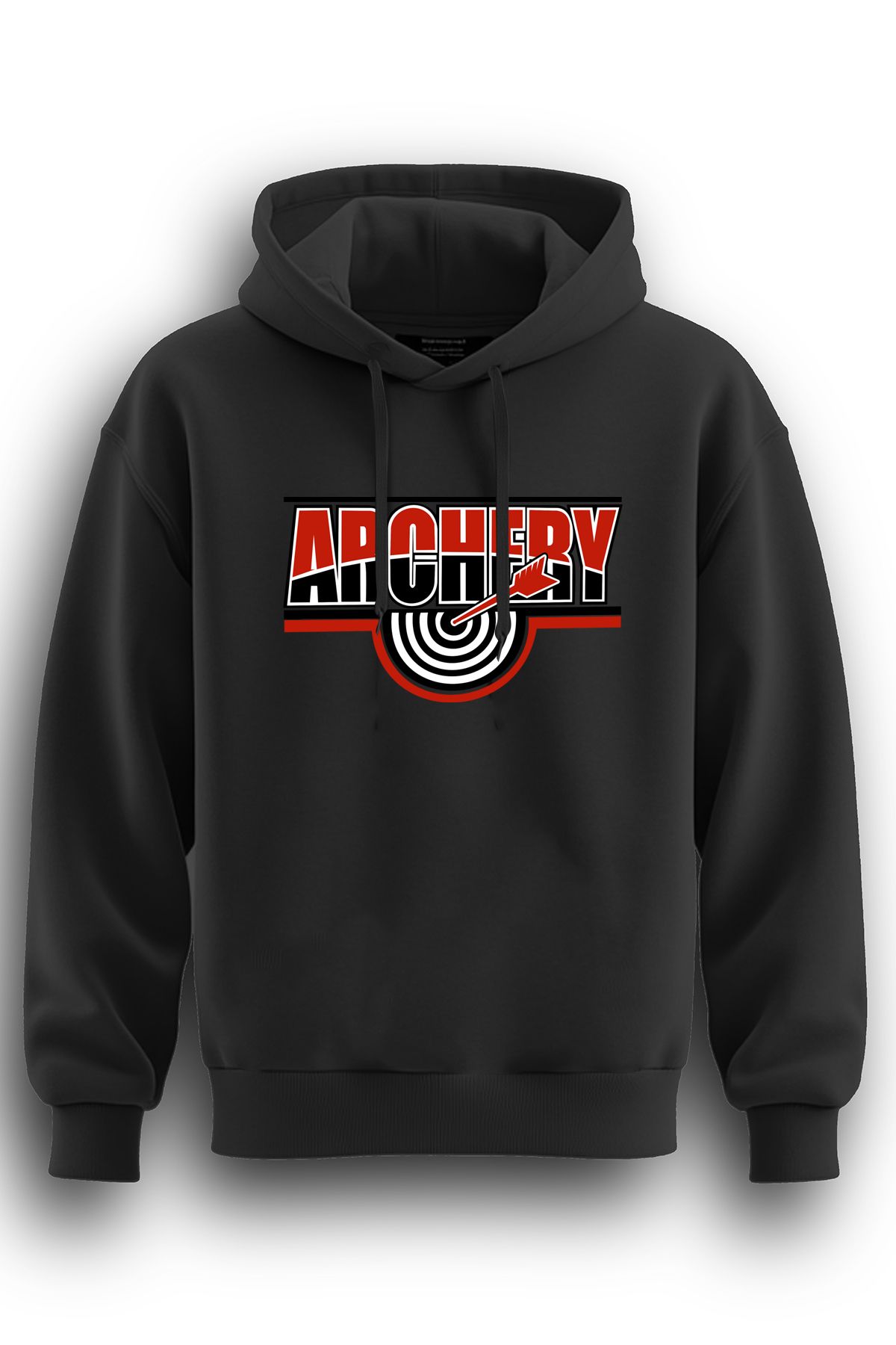 TOP GLORY Okçuluk Sweatshirt Kapüşonlu 3 iplik Hoodie  Sweat Shirt ARCHERY1003