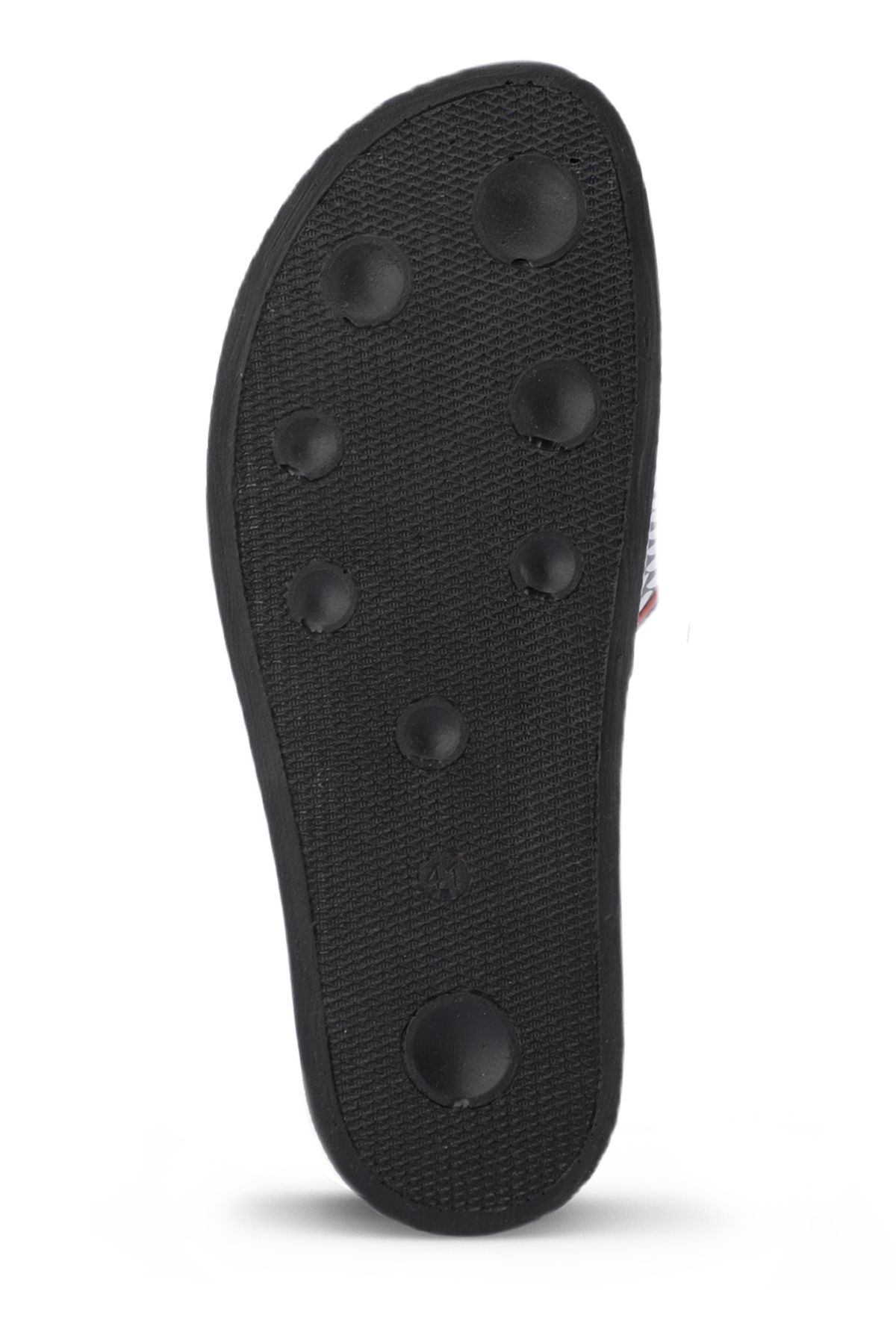 دمپایی سیاه مردانه دم تب قرمز اورجینال Slazenger
