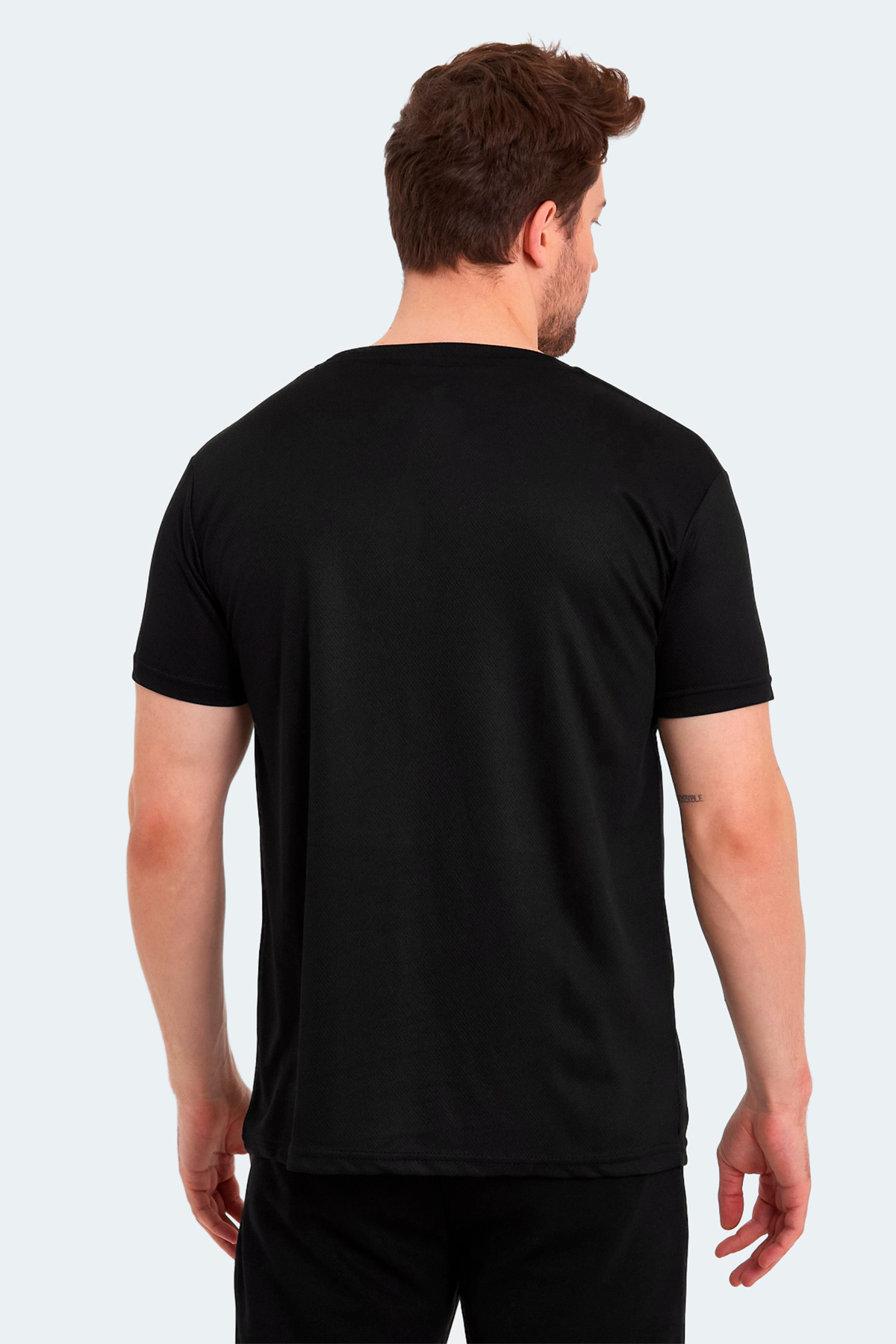 Slazenger Odalıs I Erkek Tişört Siyah görsel 2