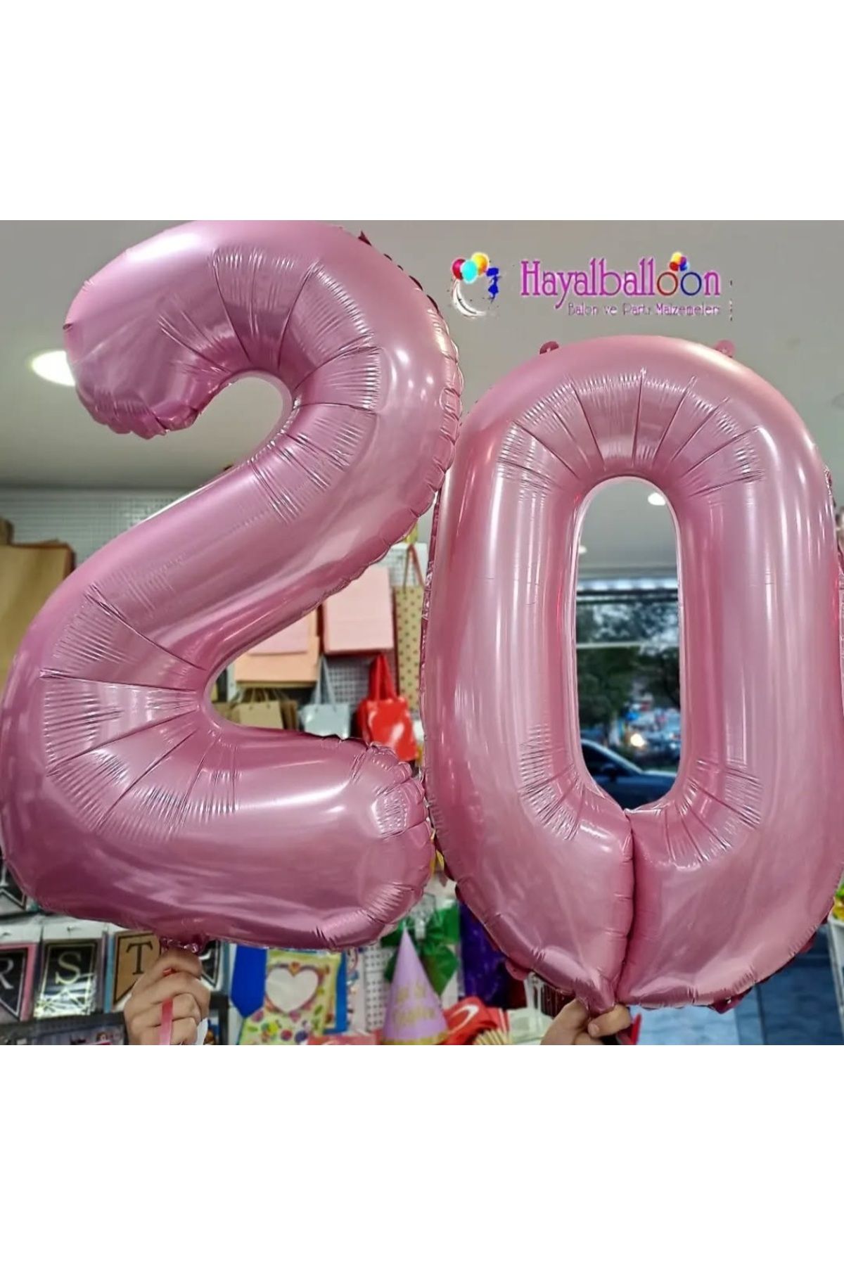 Hayal Balon 20 yaş folyo rakam balon