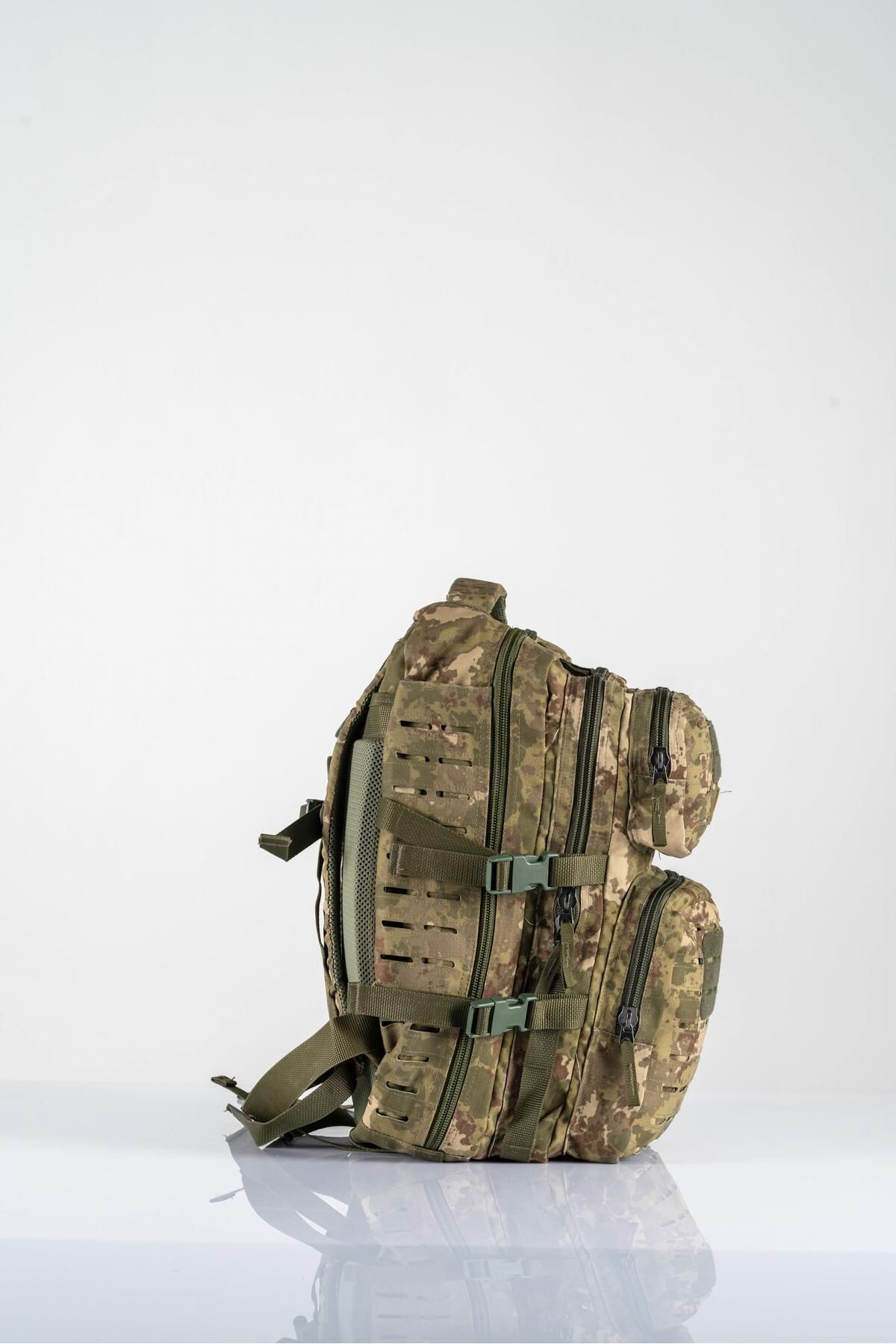 Combat Tactical-Rucsac militar rezistent la apă 45 Lt - Drumeții tactice în aer liber și călătorii Camping Trek 3