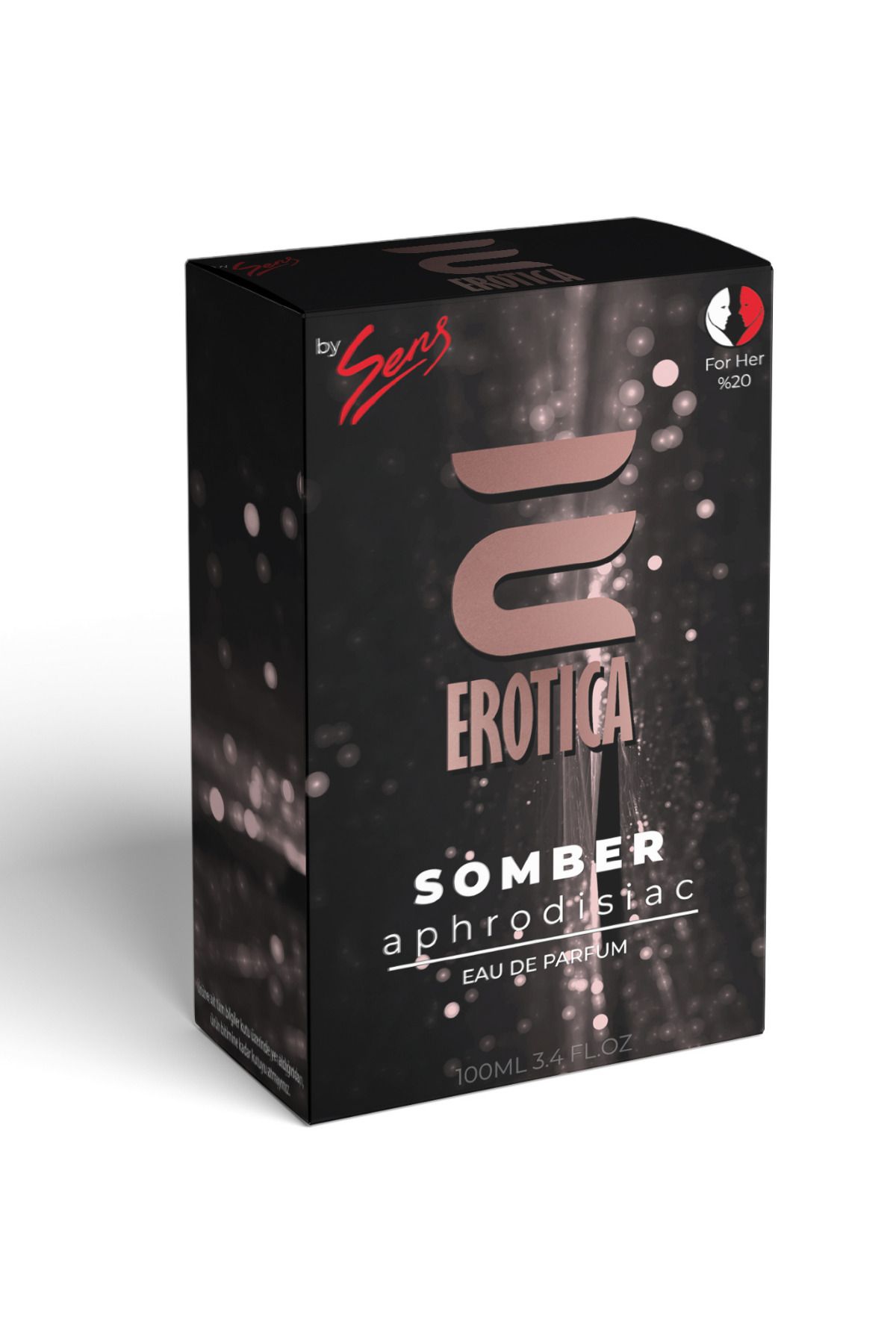 Erotica SOMBER Aphrodisiac by Sens EDP 100 Ml. For Her Etkili Kadın Parfüm