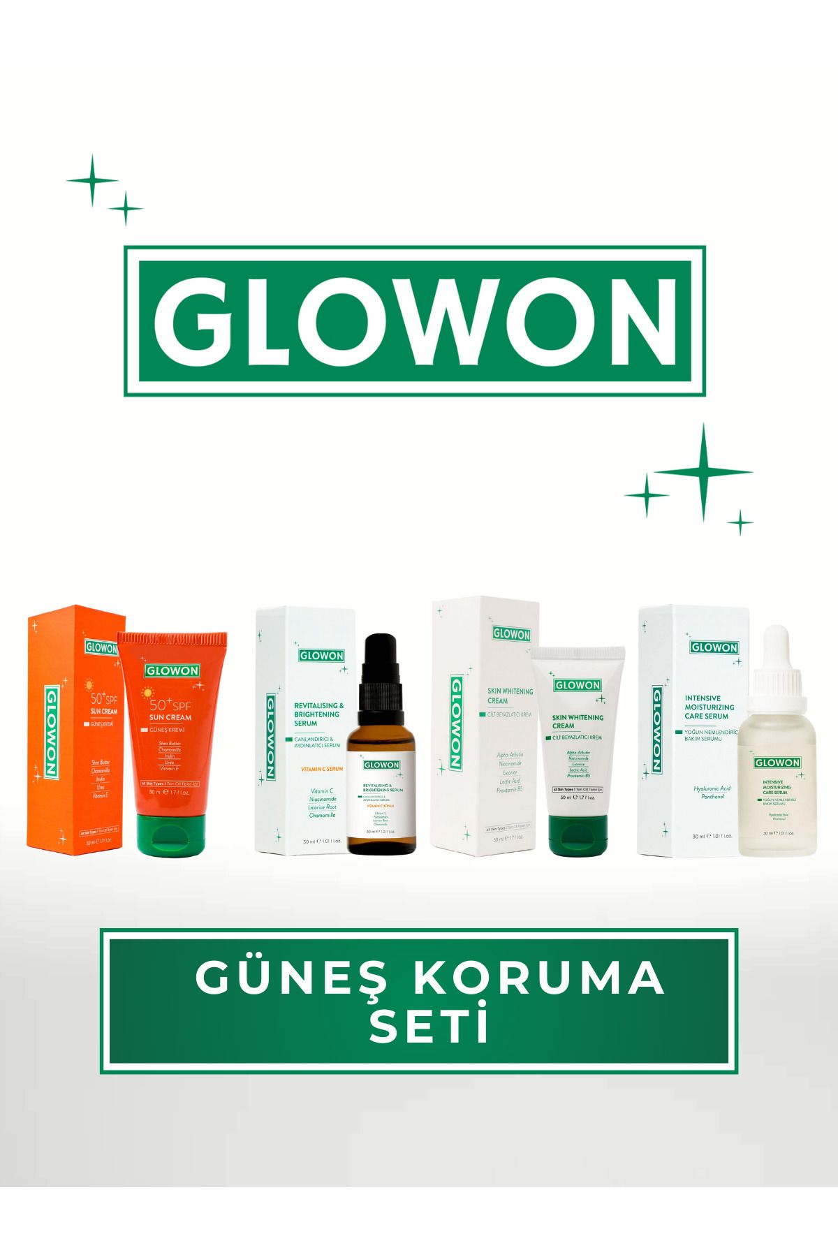 GLOWON GÜNEŞ KORUMA SETİ