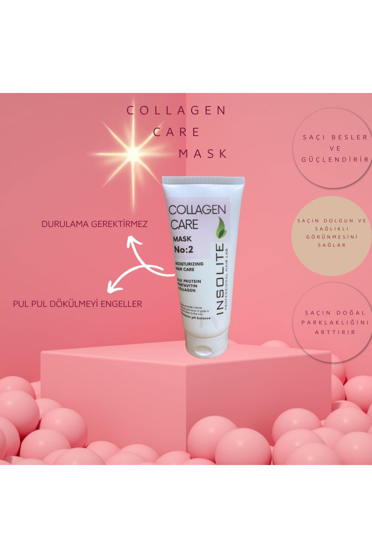 İNSOLİTE PROFESSİONAL İNSOLİTE PROFESSİONAL İnsolite Collagen Care Maske No.2