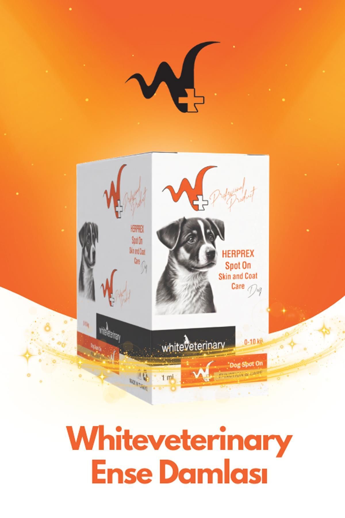 WhiteVeterinay Köpek Damlası Bit Ve Pire 0-10 Kg 1ml 10 Adet