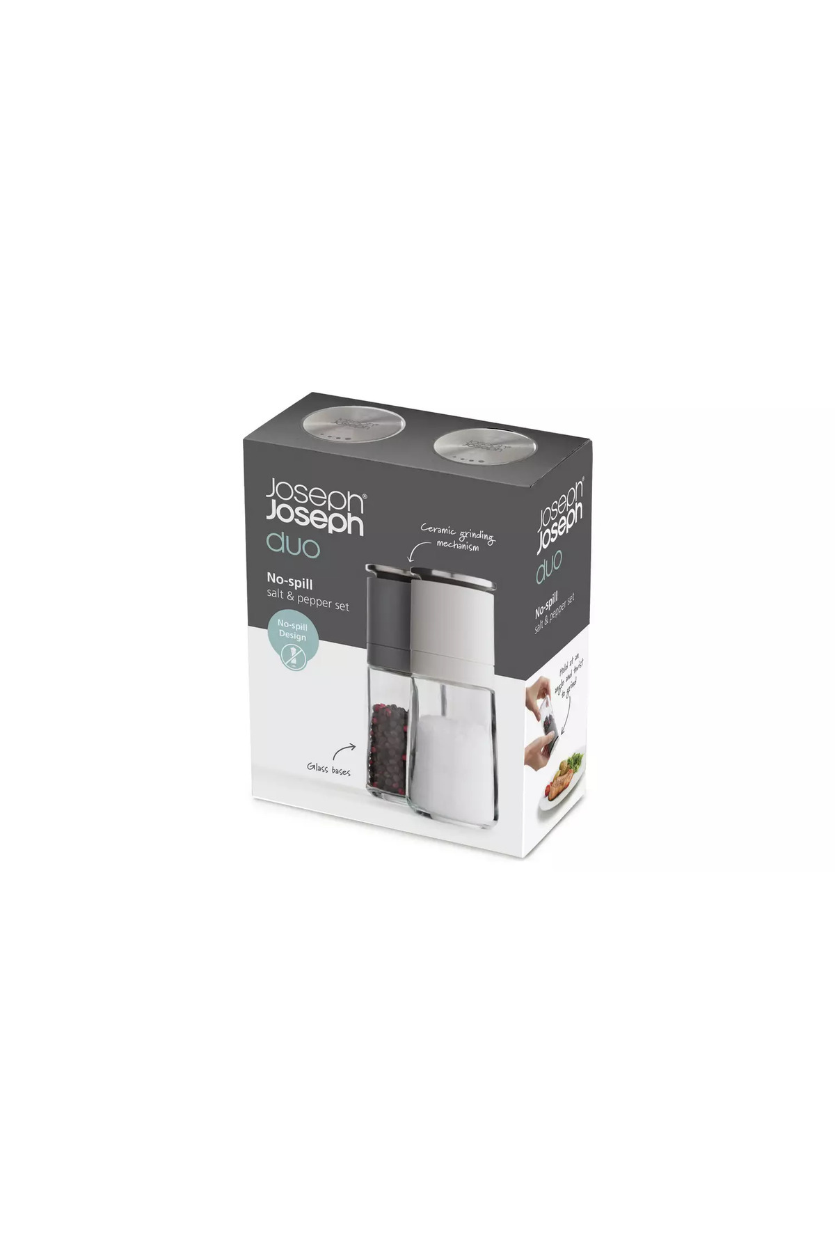 Joseph Joseph-Duo Salt & Pepper Set - Grey 1