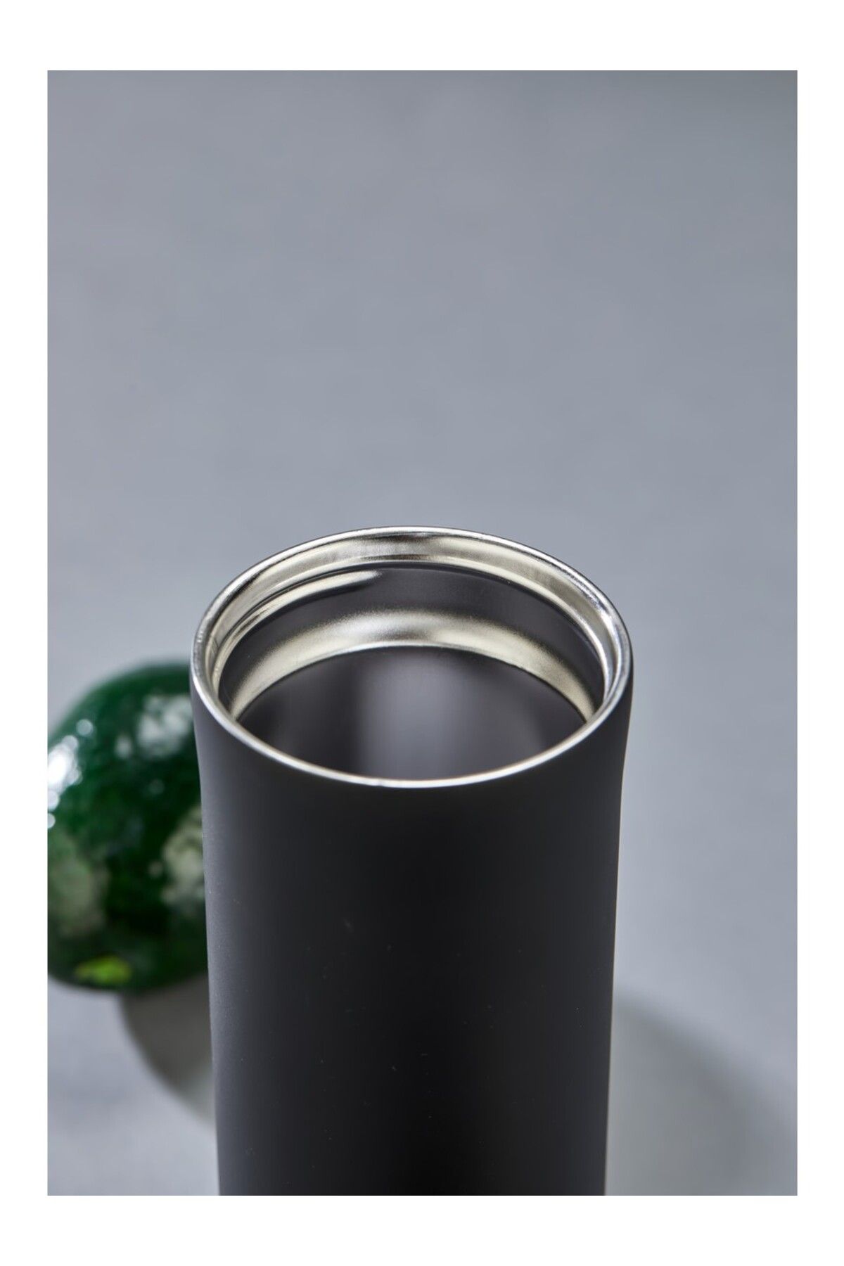 فلاسک مشکی فنجان ترموس فولادی 400ml سیاه CKR2041 Cooker