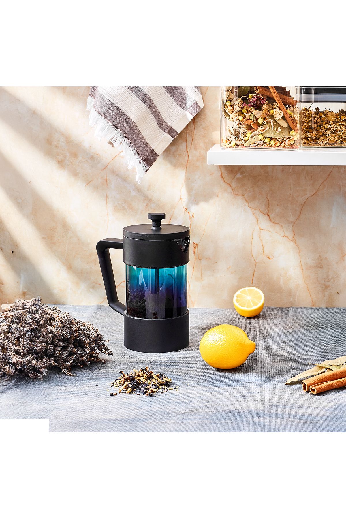 Aryıldız Doppio Black French Press 600 ml