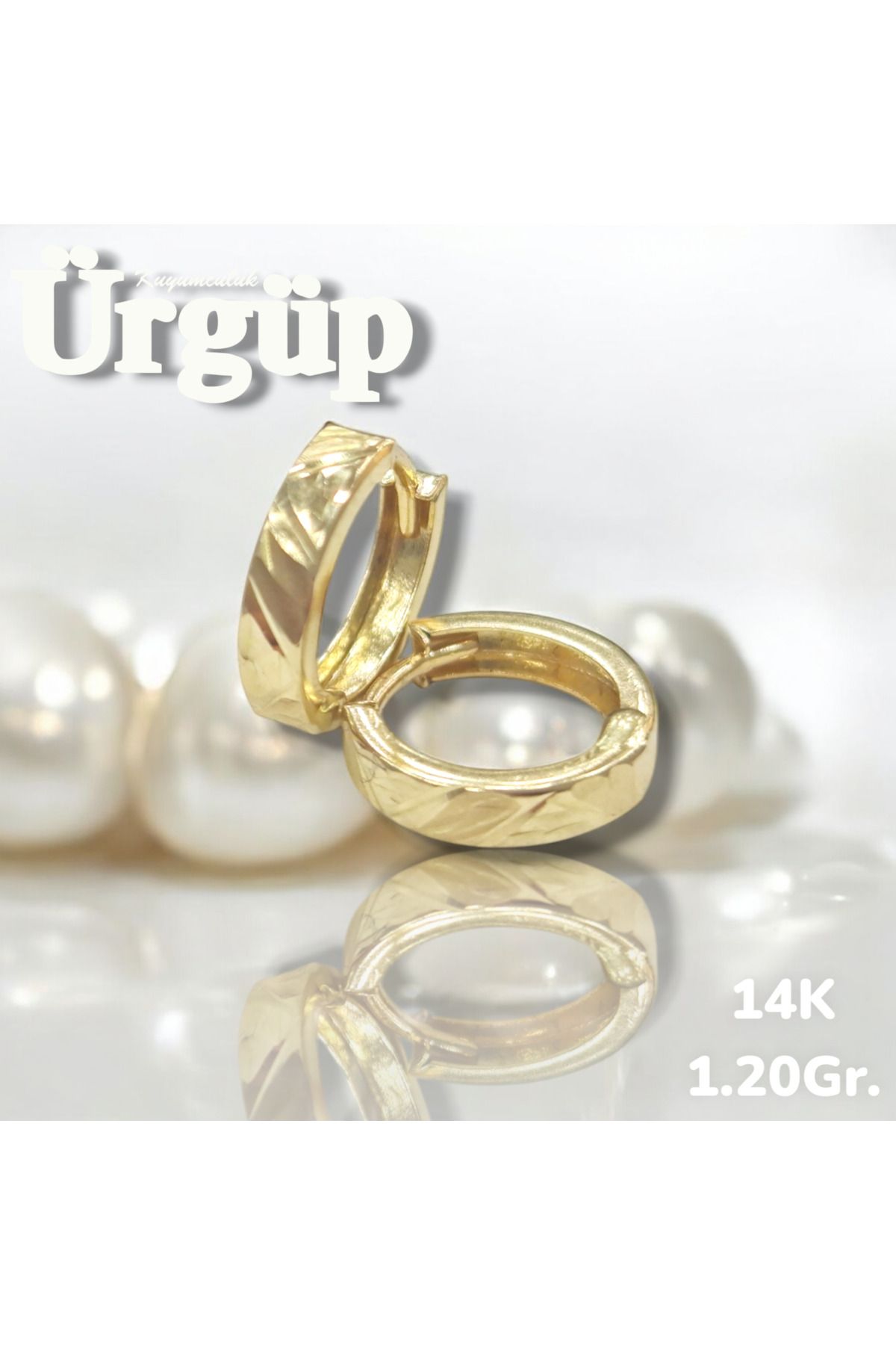 ÜRGÜP TAKI 14AYAR 1.20GRAM ALTIN HALKA KÜPE