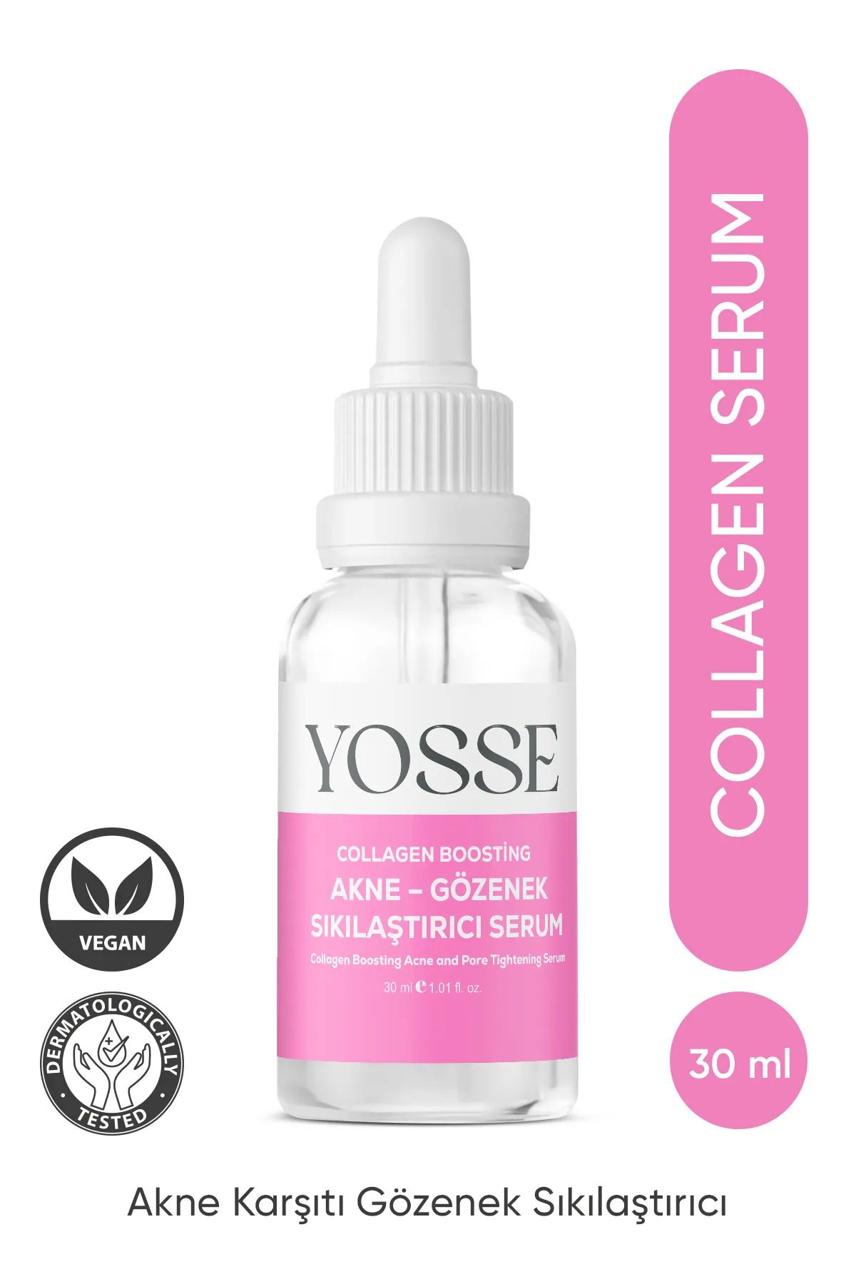 YOSSE Karşıtı Ve Gözenek Sıkılaştırıcı Leke Karşıtı Serum 8d Hyaluronik Asit Ve Kolajen