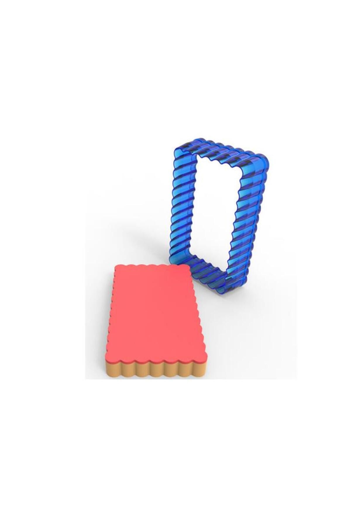 Pastime-Rectangular Polycarbonate Cookie Mold 1
