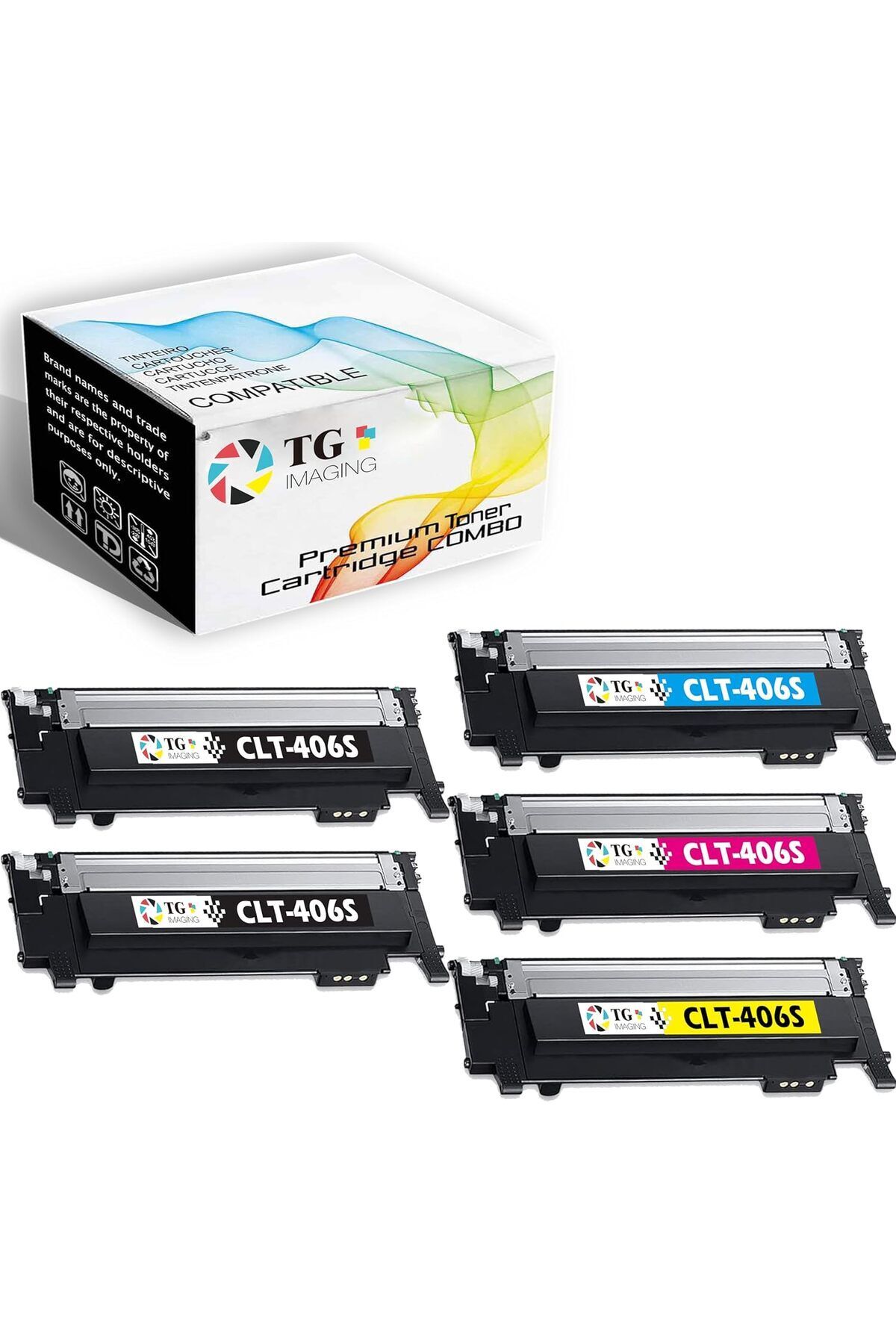 Samsung CLT-406S Toner CLT406S for Xpress CLX-3305  C410  C460W CLP-360 CLP-365 CLP-365W SL-C410W