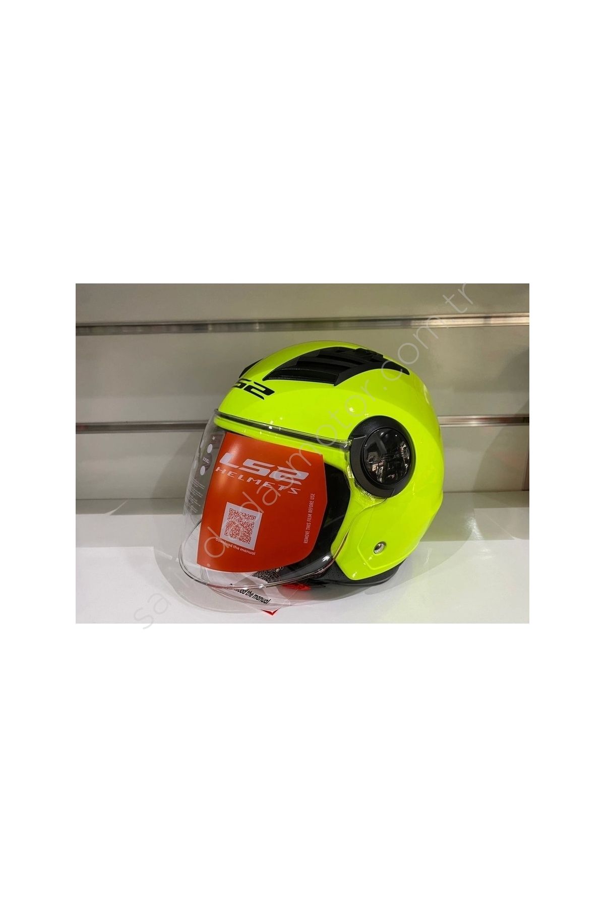 LS2 AIRFLOW NEON YEŞİL AÇIK KASK