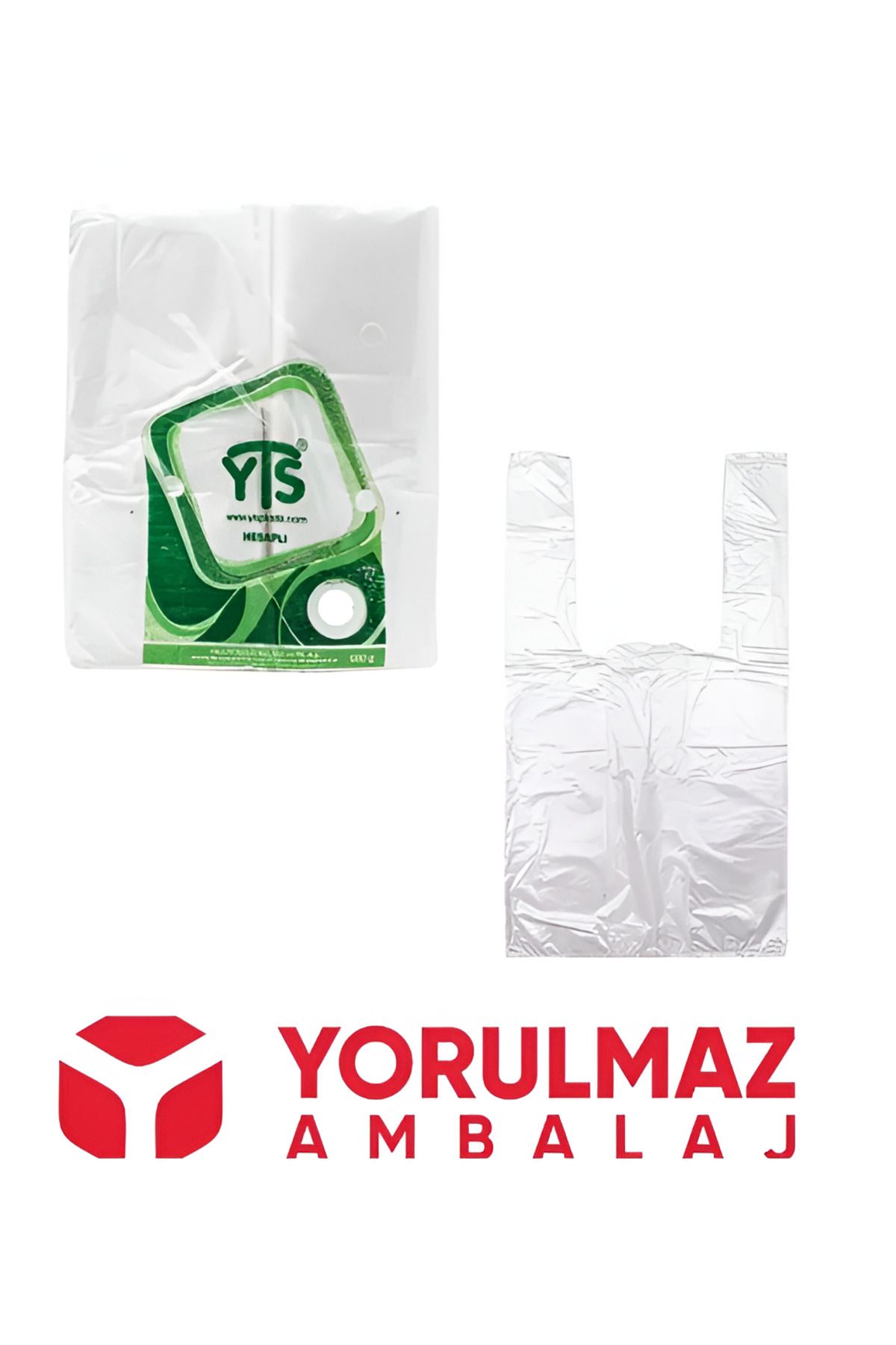 YorulmazAmbalaj Yts Atlet Poşet Market Manav Poşeti Orta Boy 28x37 Cm 1200 Gr