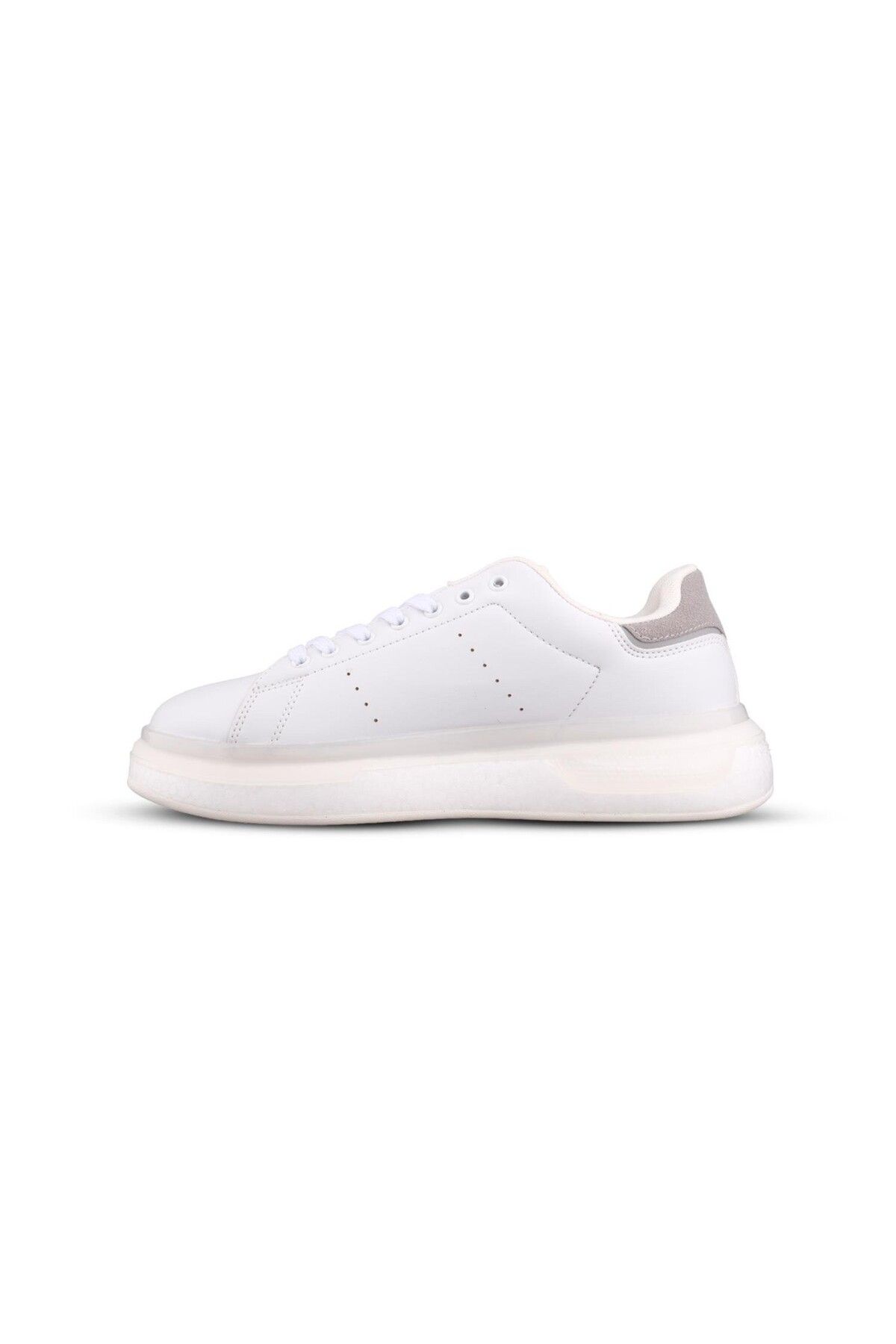 M.P.-M.P. Men's Lace-Up Premium White Sneakers 242-1875Mr 2