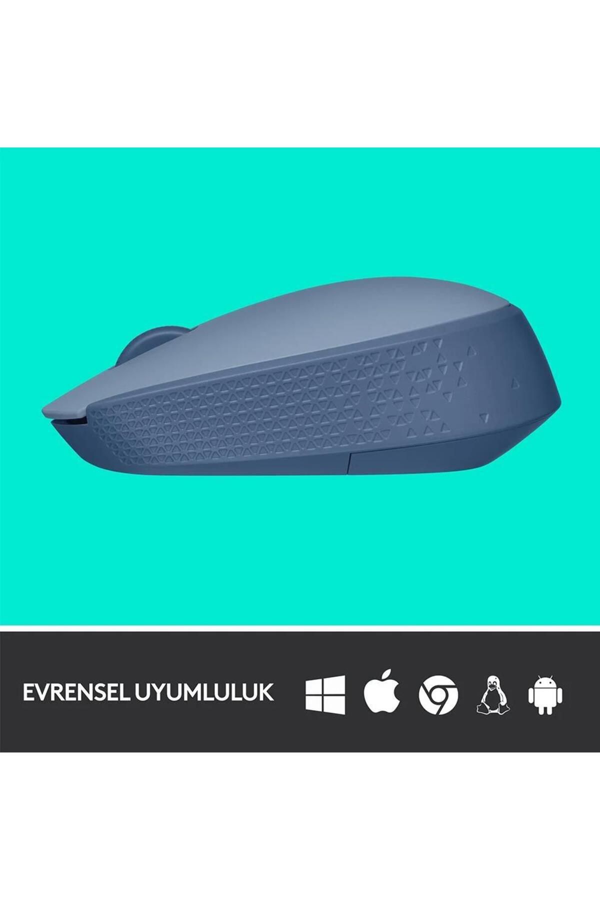 Hedef Market M171 KABLOSUZ MOUSE GRI MAVI 910-006866