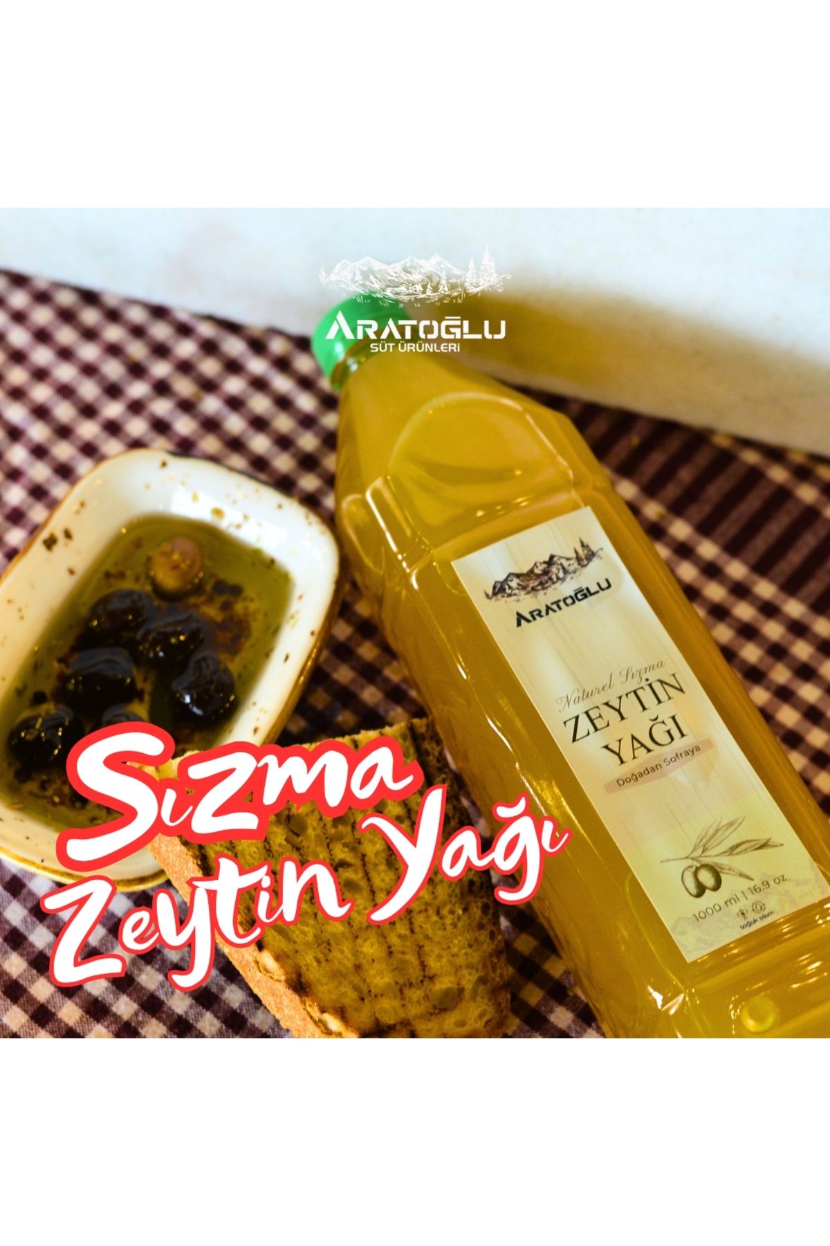 ARATOĞLU SÜT ÜRÜNLERİ Naturel Sızma Zeytinyağı 1 Lt