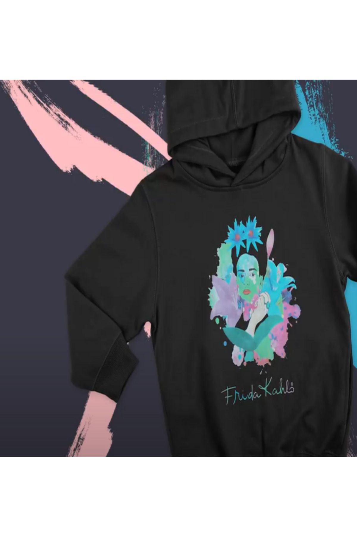 BigaHome Frida Kahlo Baskılı Sweatshirt