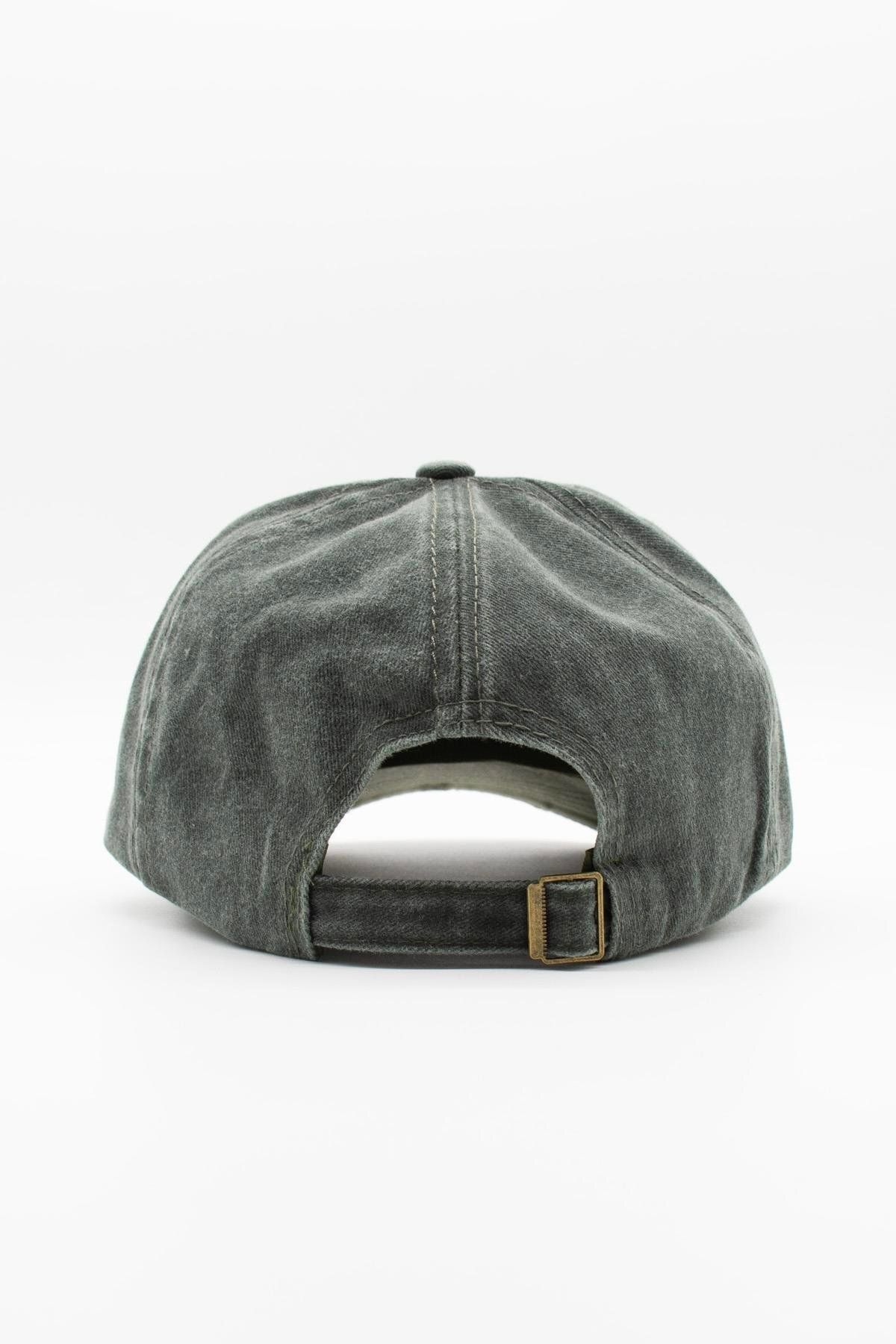 Külah-Vintage Antique Fish Logo Denim Hat |   San Francisco Trucker Cap 5