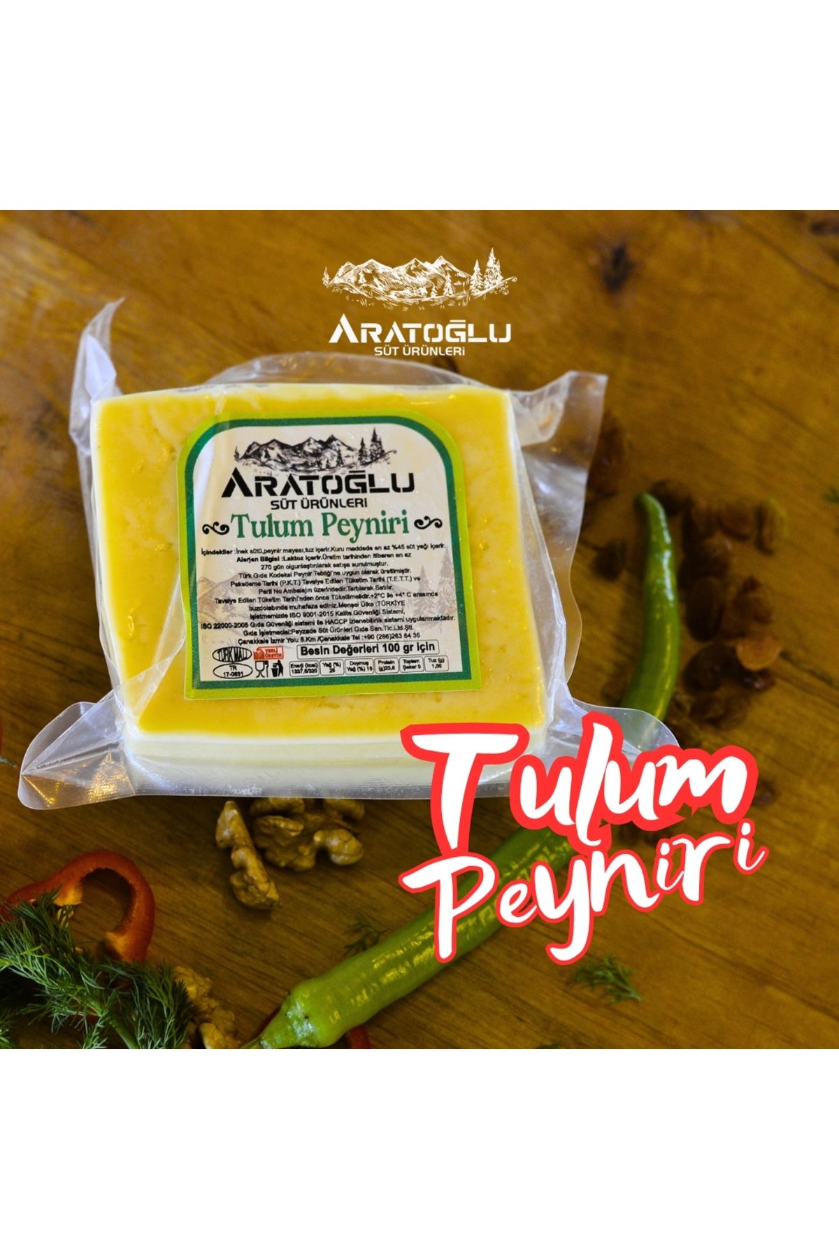 ARATOĞLU SÜT ÜRÜNLERİ Tulum Peyniri