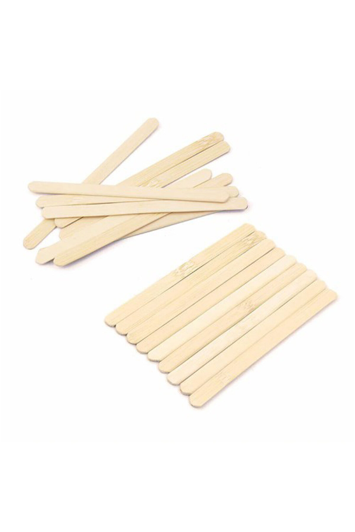 Ice Cream Stick-Wooden Oval Tip (50 Pcs)