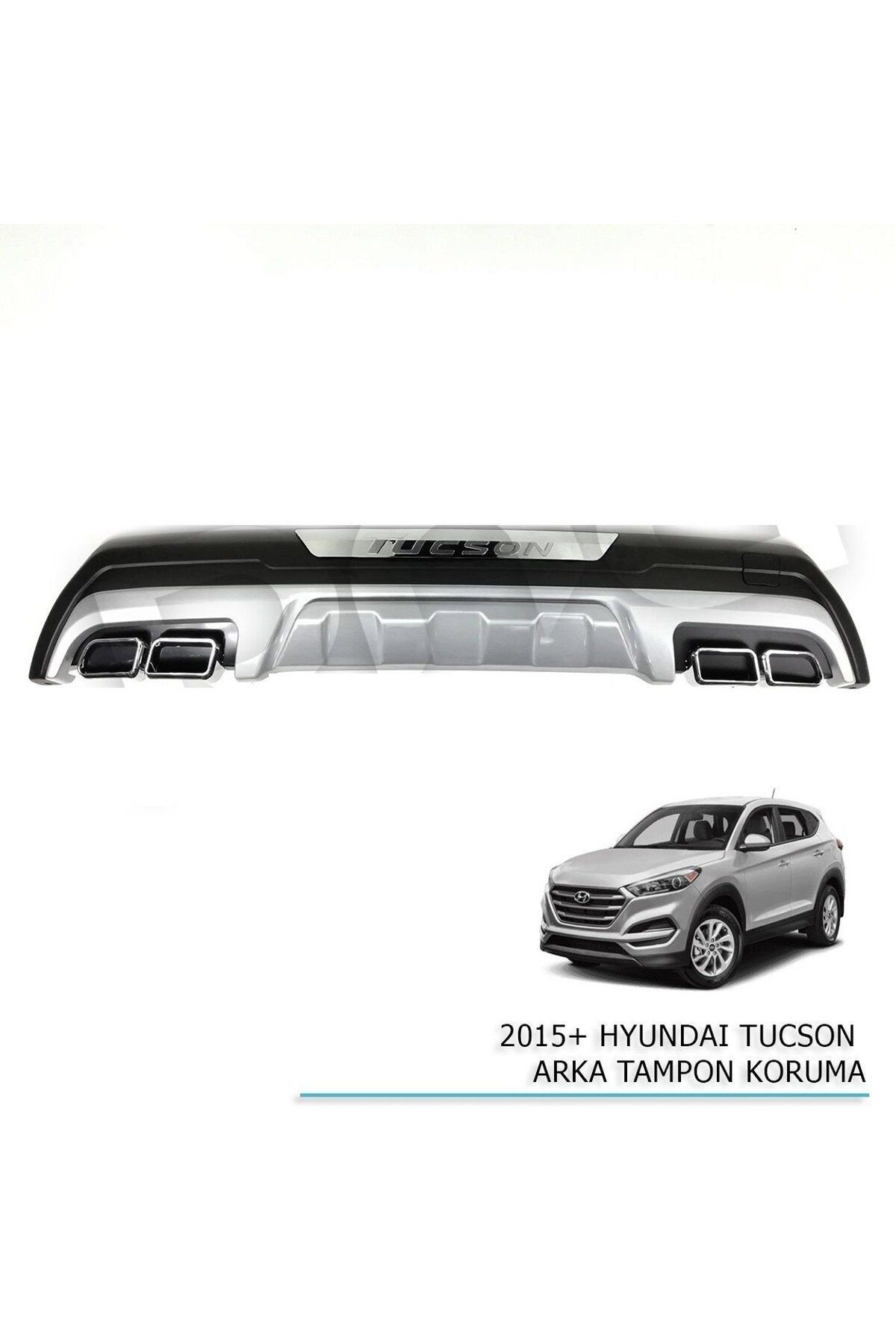 Life Tuning Hyundai Tucson  2015-2018 Uyumlu Arka Koruma