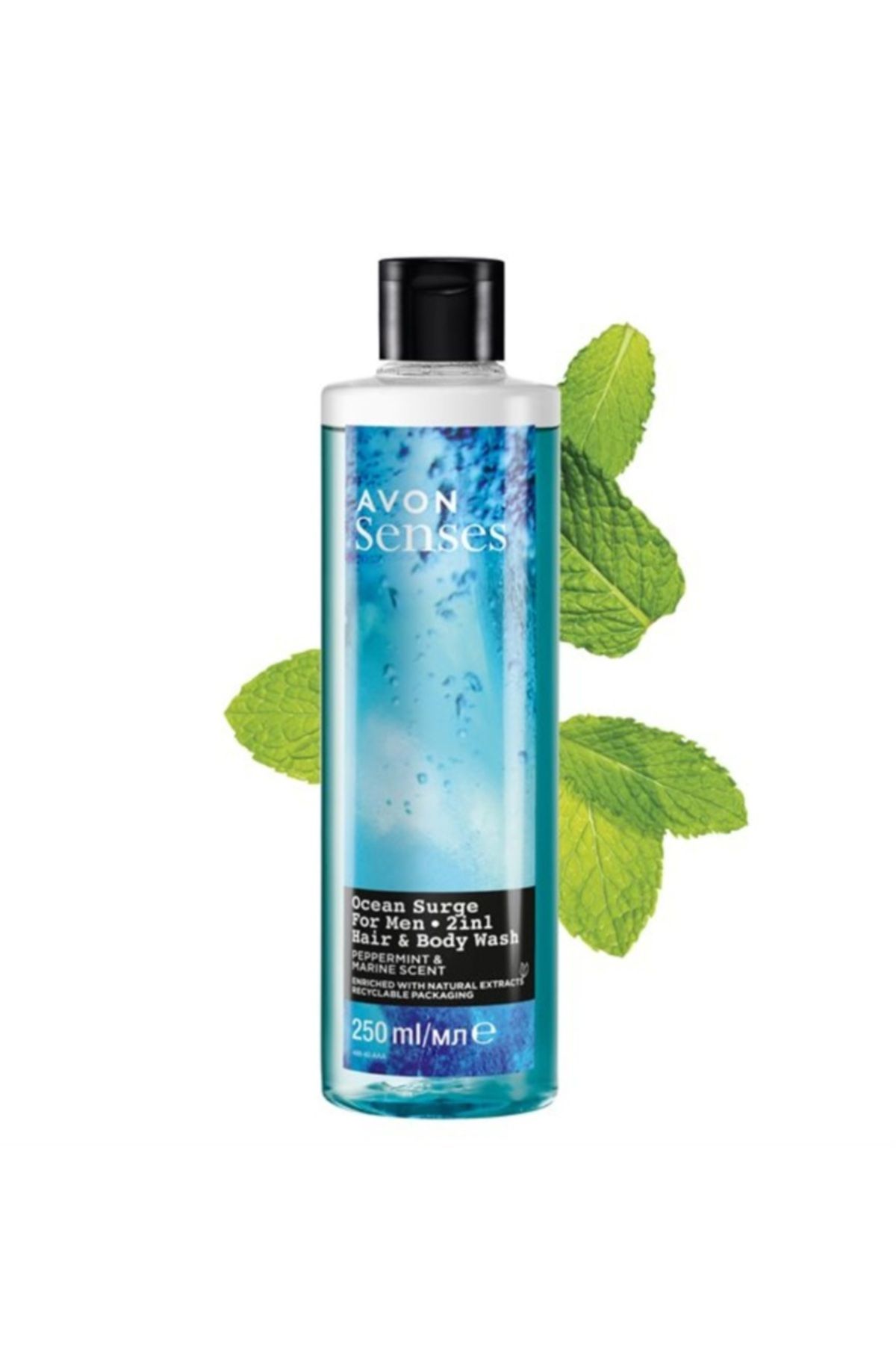 AVON Senses Ocean Surge Erkekler İçin 2'si 1 Arada Saç ve Vücut Şampuanı 250ml