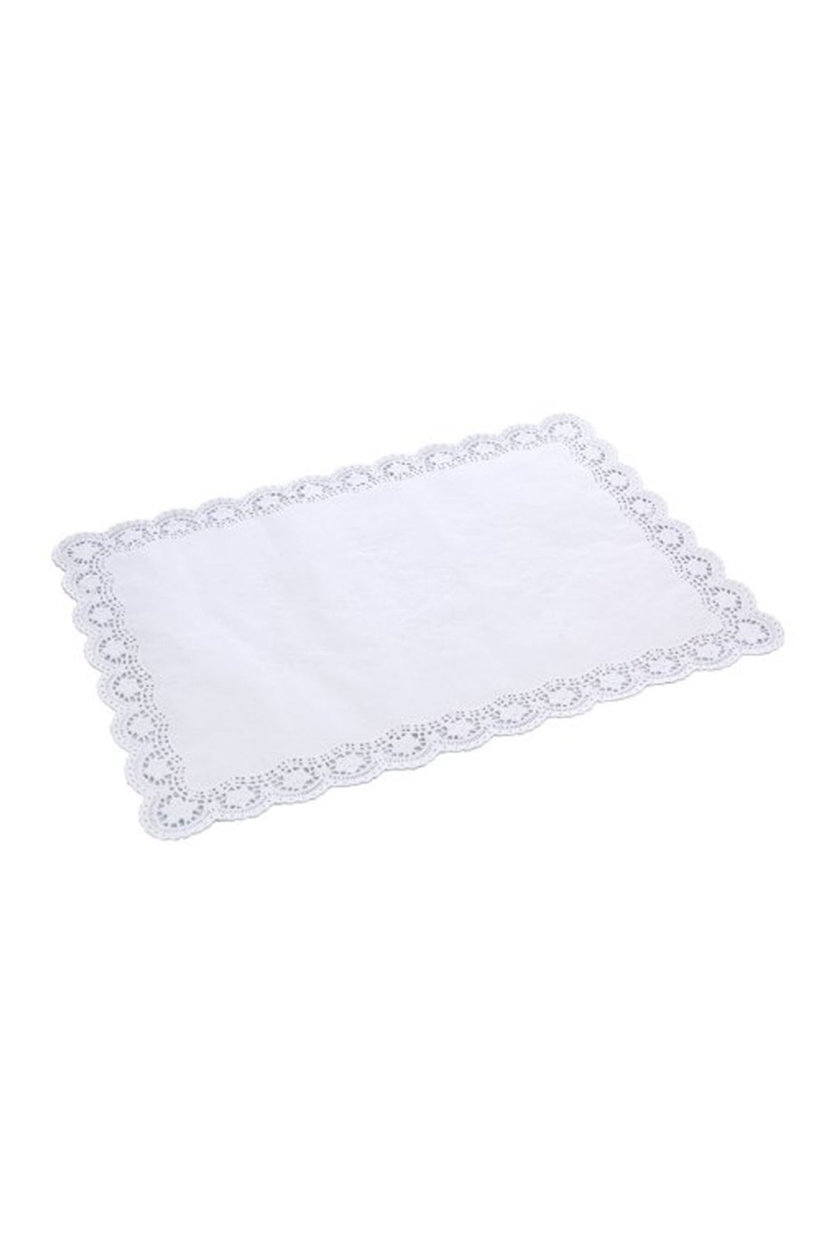 Eminonutoptanci Dolphin Kağıt Tepsi Altlığı Dikdörtgen Dantel 25X37 CM (100 Adet)