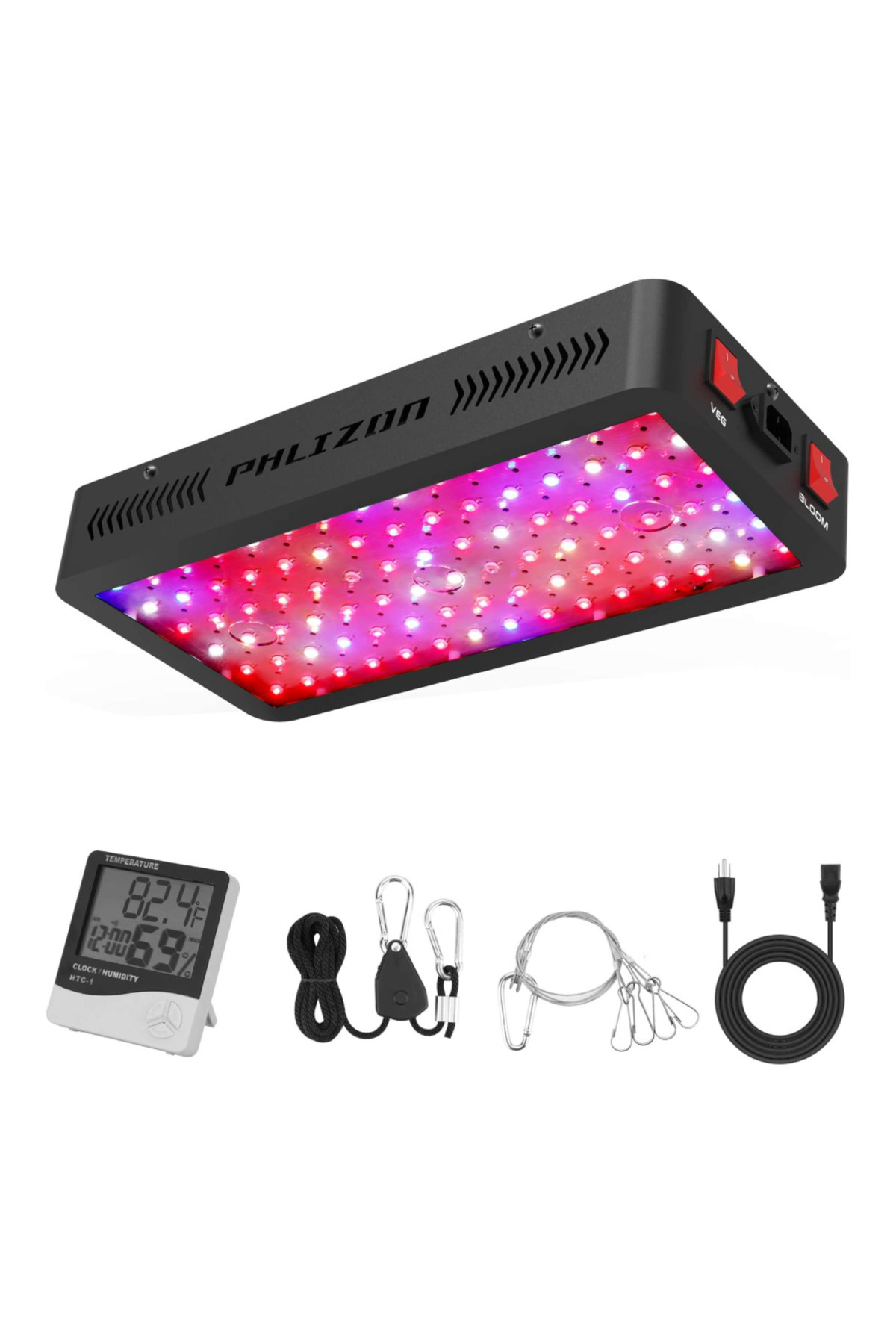 CHIPHY Athena LEDフロアライト 175cm Phlizon D9 Dual Chip Led Bitki Yetiştirme Lambası 176 W - Fiyatı