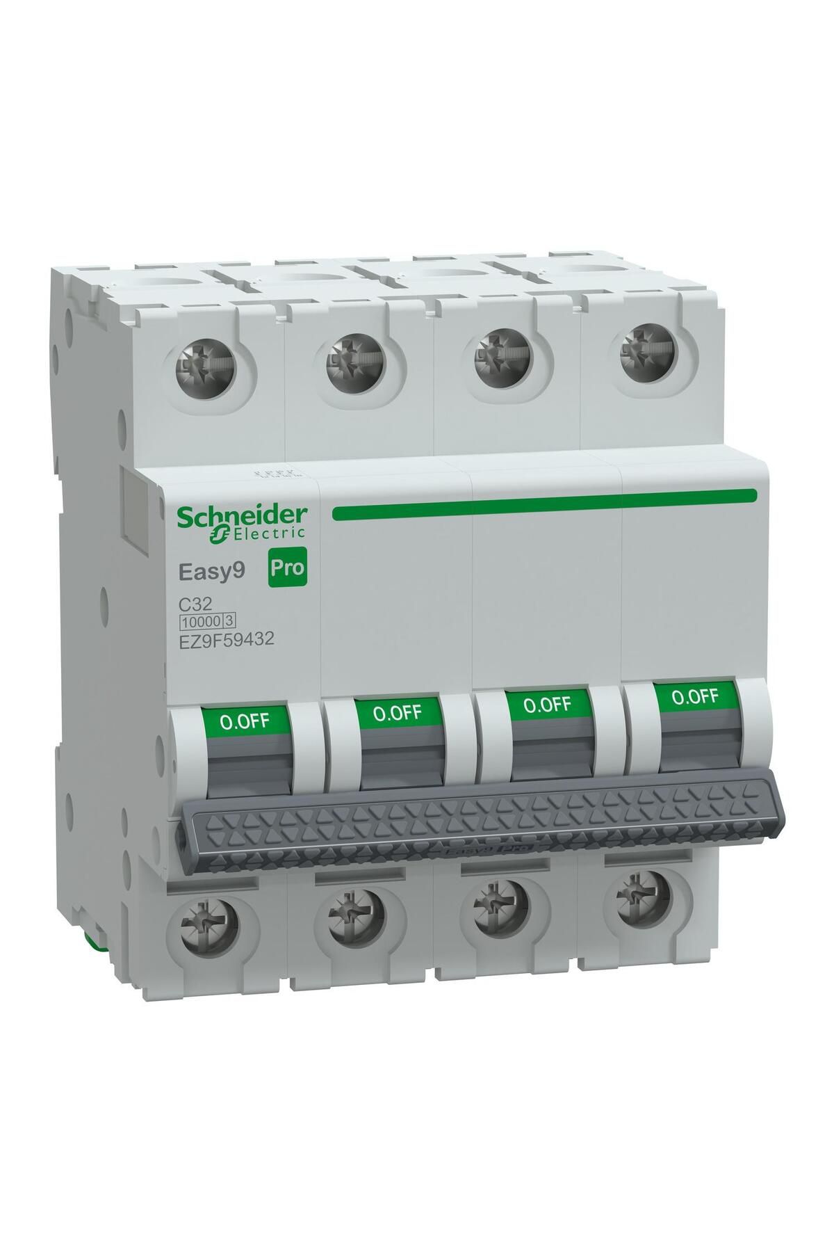 Schneider Electric EZ9F59432 4X32A 10kA C Otomatik Sigorta Easy9 Pro