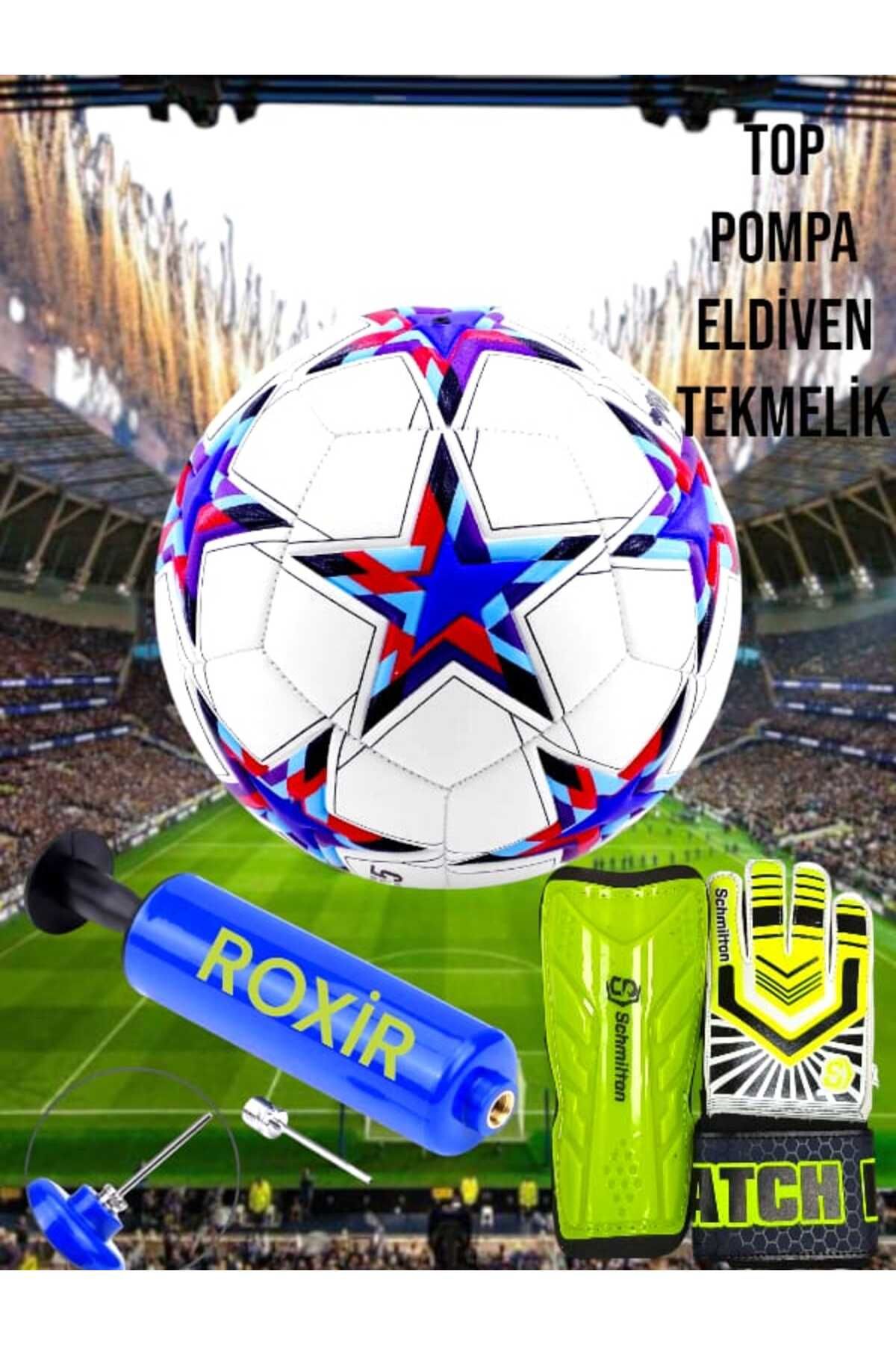 Roxir ROXİR FUTBOL TOPU ELDİVEN TEKMELİK VE POMPA