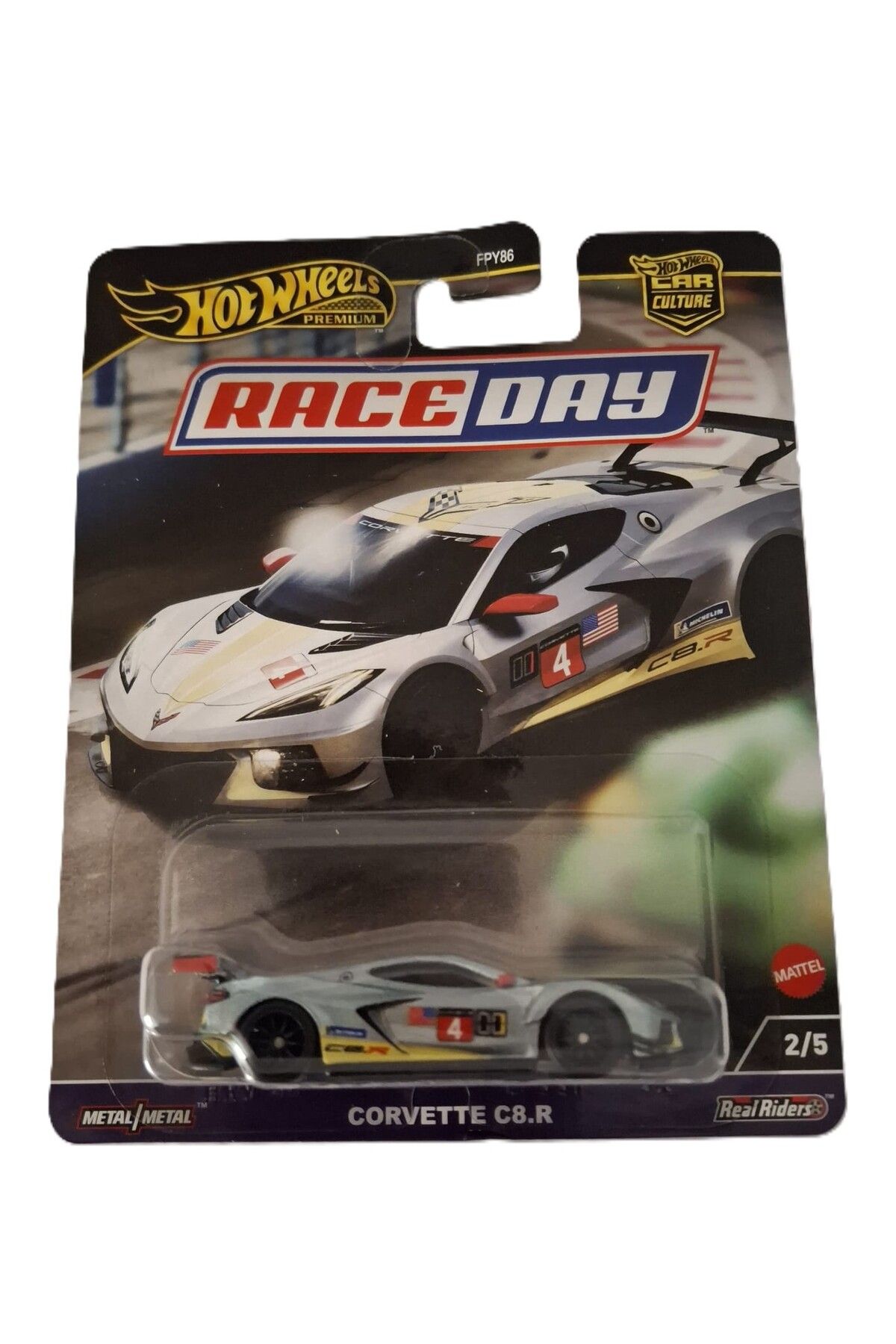ماشین هات ویلز مدل RaceDay Corvette C8.R HRV95 HOT WHEELS