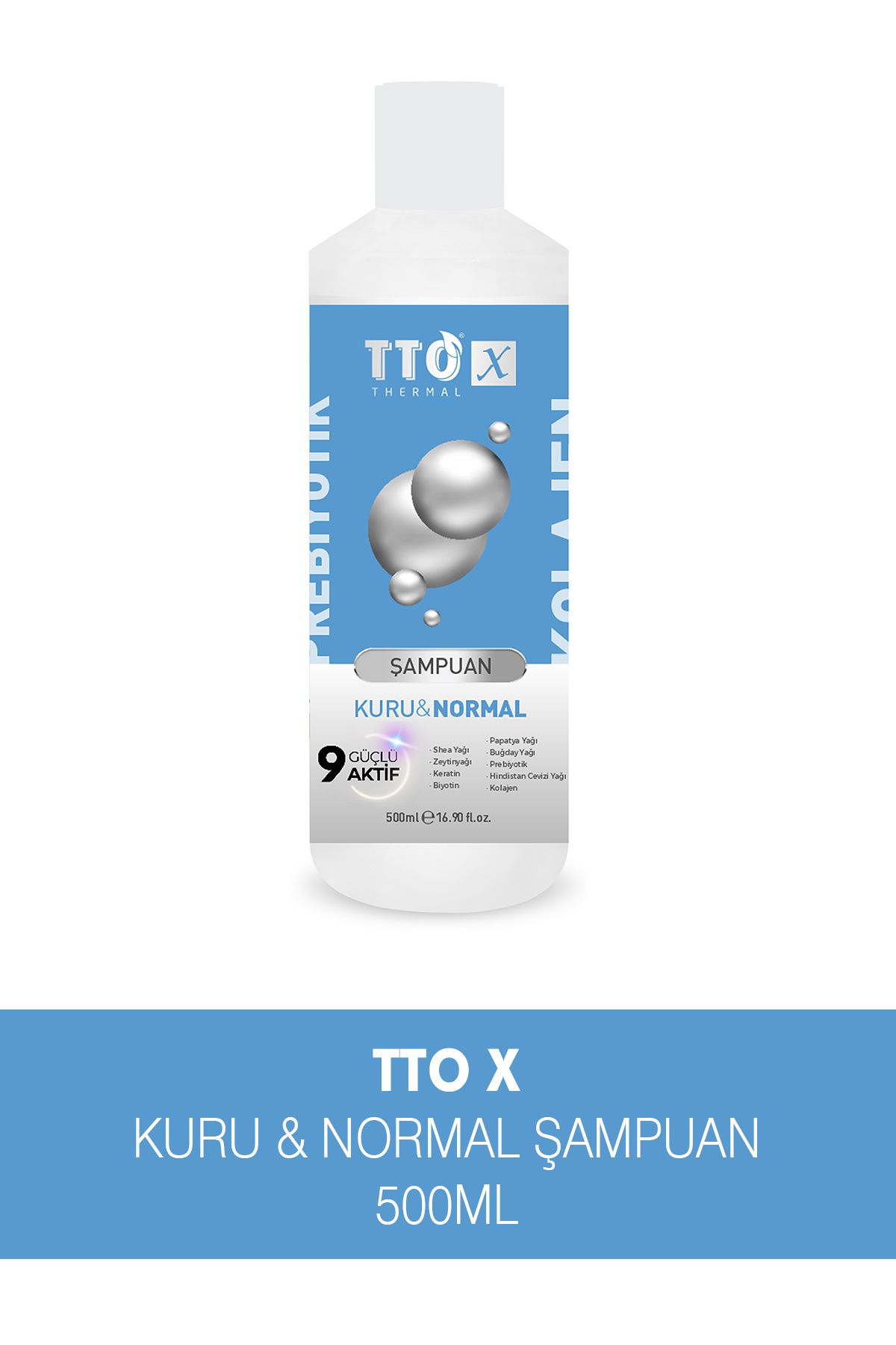 TTO-Collagen and Prebiotic X Shampoo for Dry and Normal Hair 1