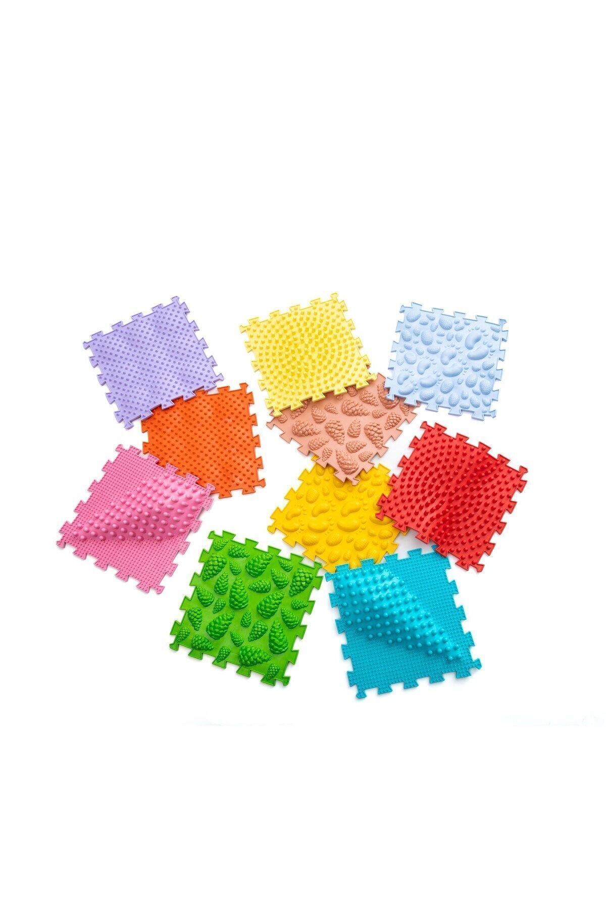 Ortohalı 10 Modüllü Ortopedik Halı Çocuk Masaj Paspası Renkli Puzzle Çocuk Masaj Halıları Oh103 fotoğrafı 6 (önizleme)