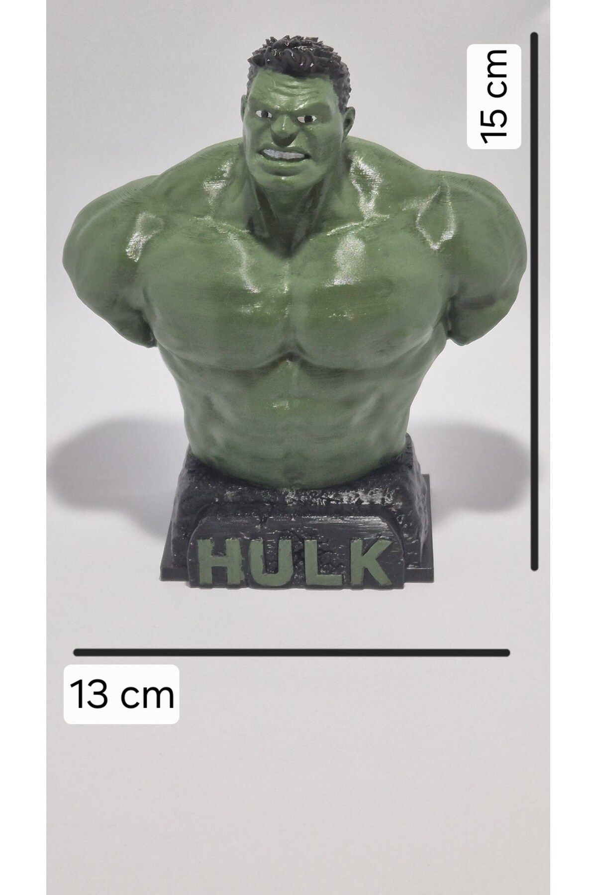 Ekc style Hulk Büst, Marvel Comics, Hulk Figür 15 cm