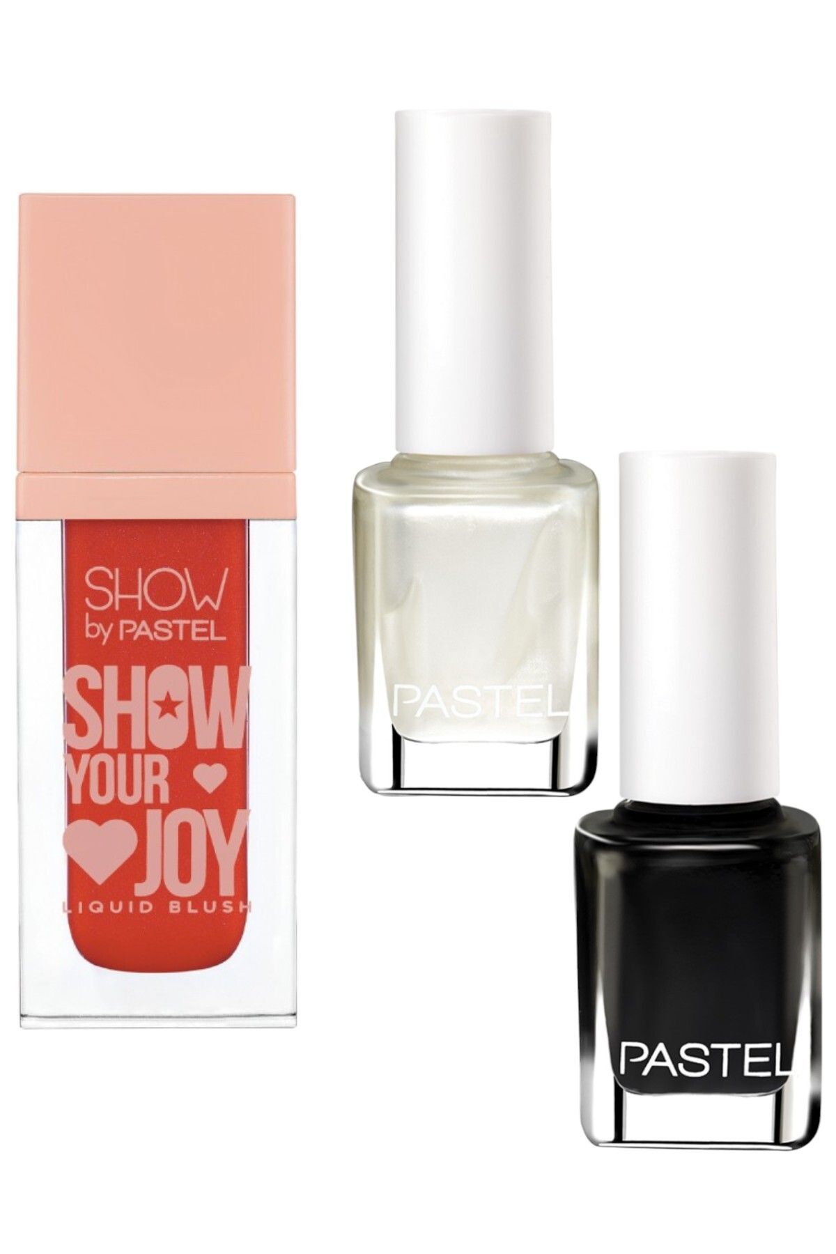 Show by Pastel Show Your Joy Liquid Blush - Likit Allık 52 + Oje 02 ve 38