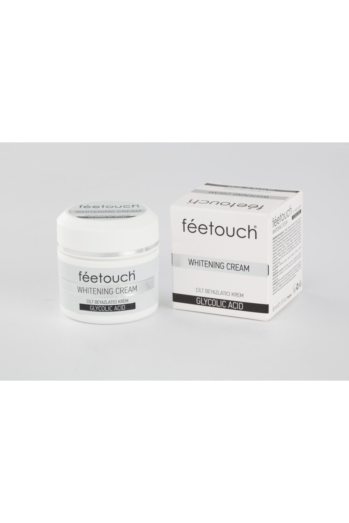 Feetouch Cilt Beyazlatıcı,Aydınlatıcı,Leke Karşıtı Kavanoz Krem 50 ML