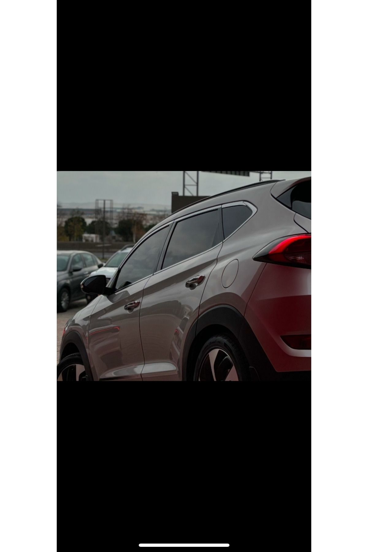 HE TECH Hyundai Tucson Krom Cam Çerçevesi 2015 - 2020