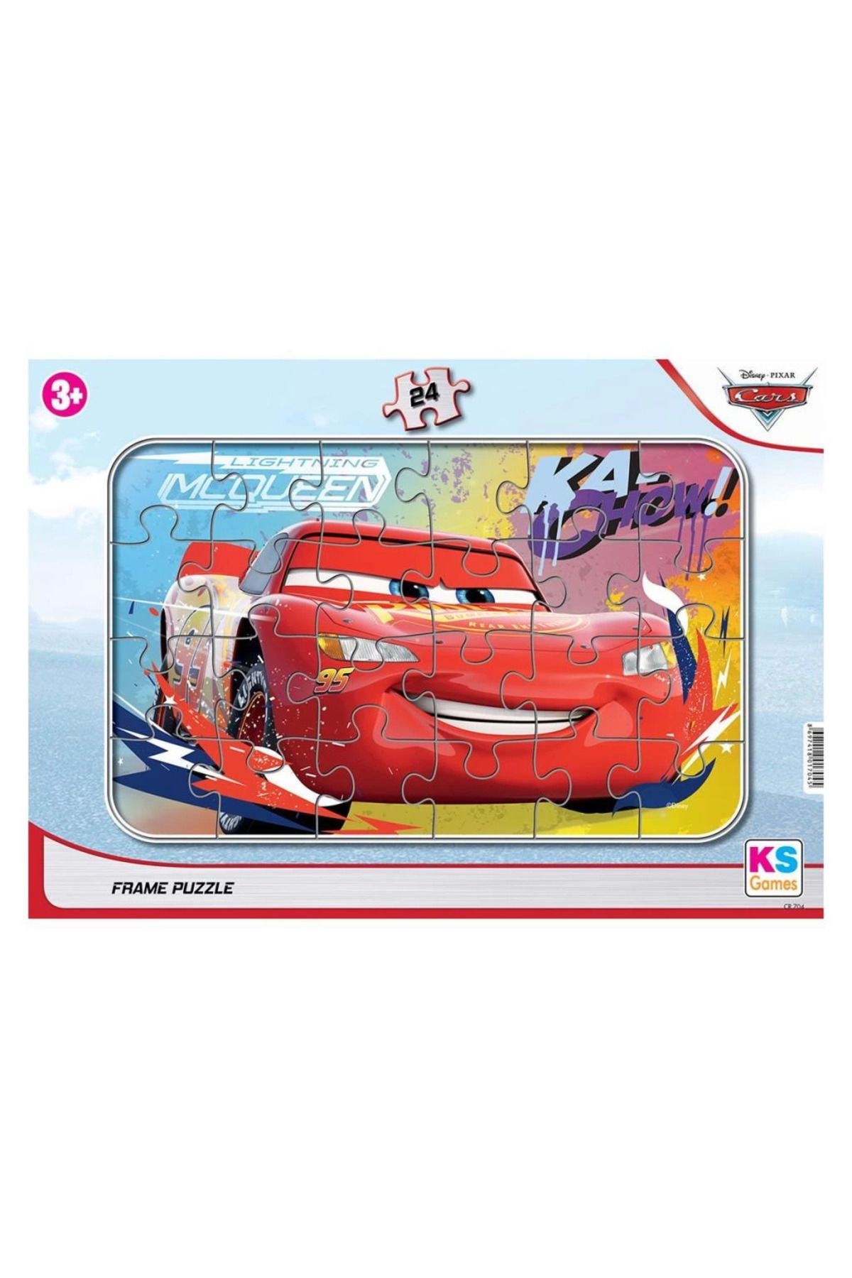 DEPOT Nessiworld CR 704 Cars Frame Puzzle 24 Parça