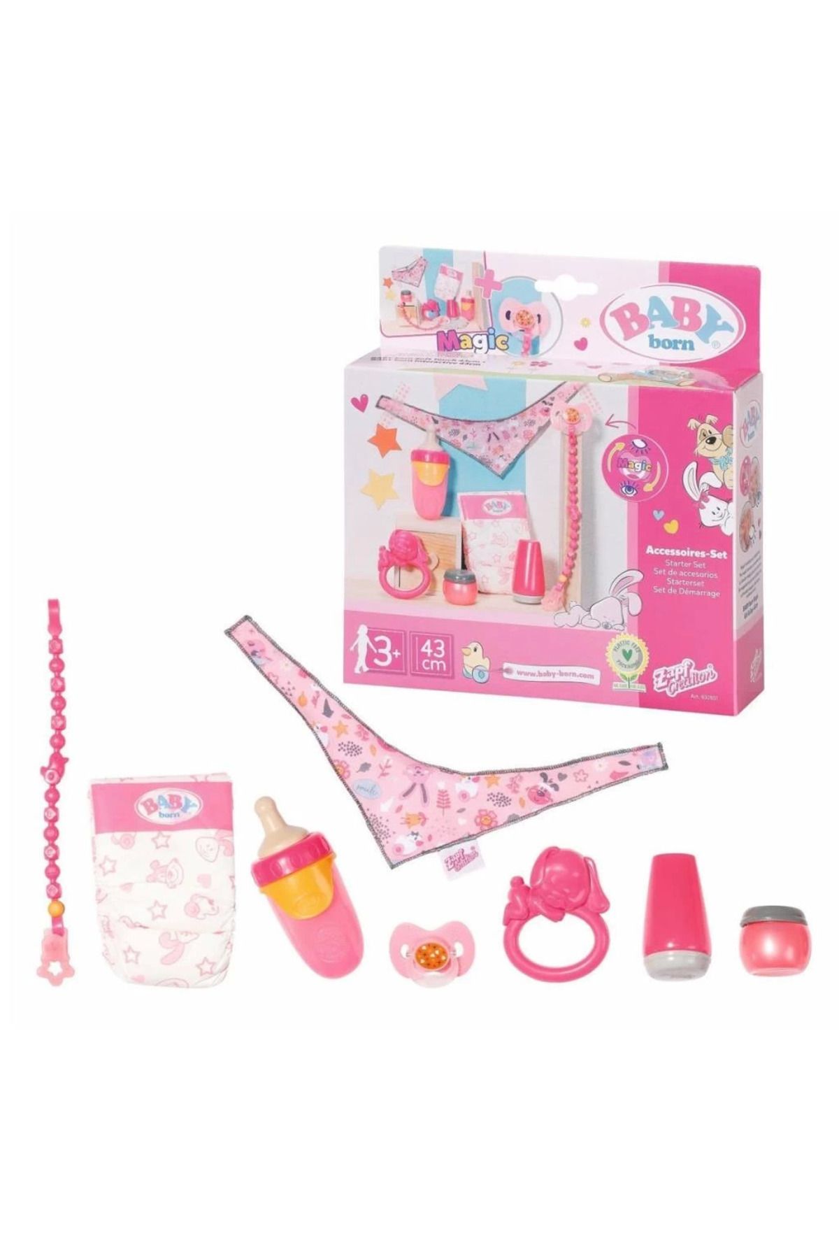 DEPOT Nessiworld 832851 Baby Born Bebek Taşıma Çantası 8 parça