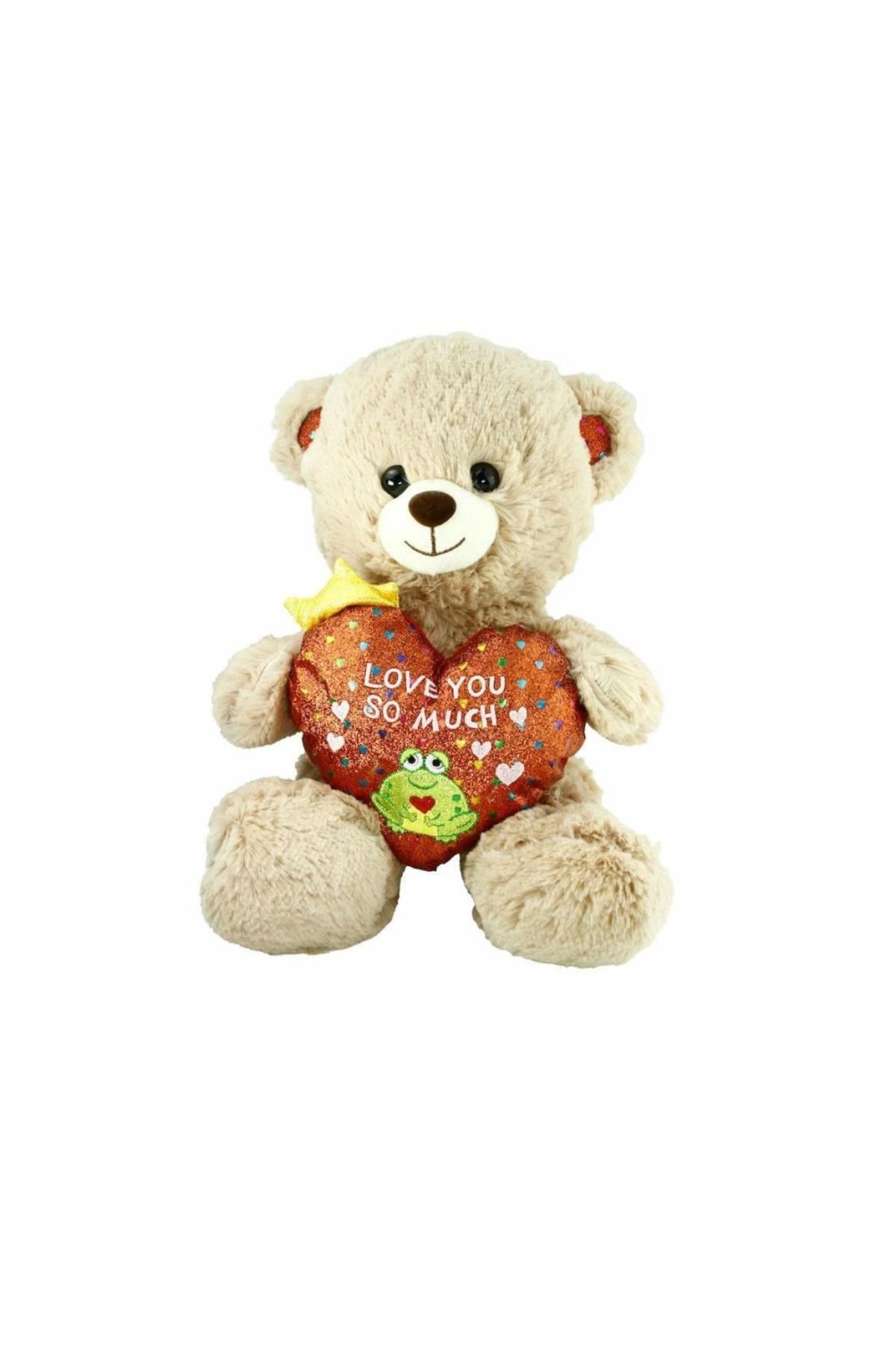 DEPOT Nessiworld PJH2323 Peluş Kalpli Ayı Love You 30 cm