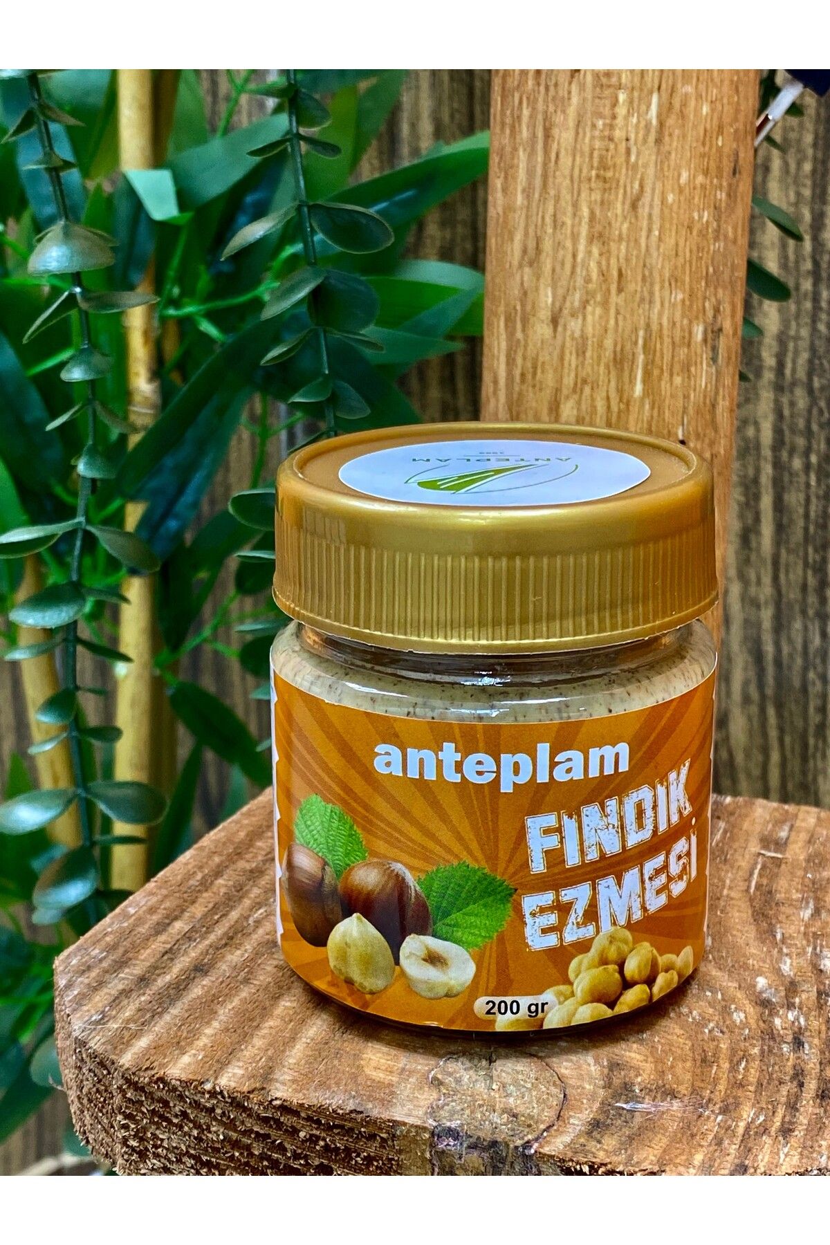 anteplam %50 Fındıklı Fındık Ezmesi - Kahvaltılık - Katkısız ve Doğal 200 Gr.