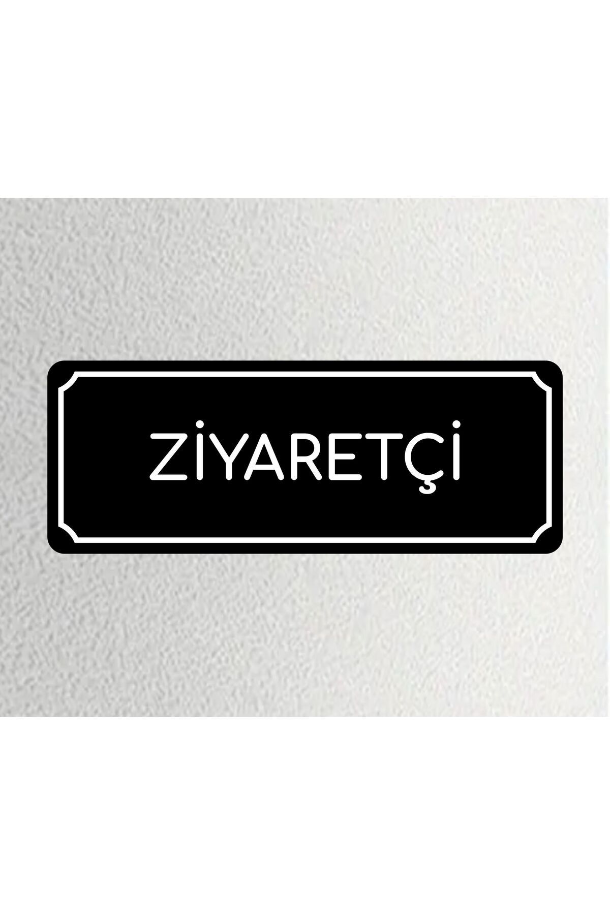 zafrakreklam ZİYARETÇİ-Departman Kapı İsimliği, Yönlendirme Levhası 24x9 Cm 4mm