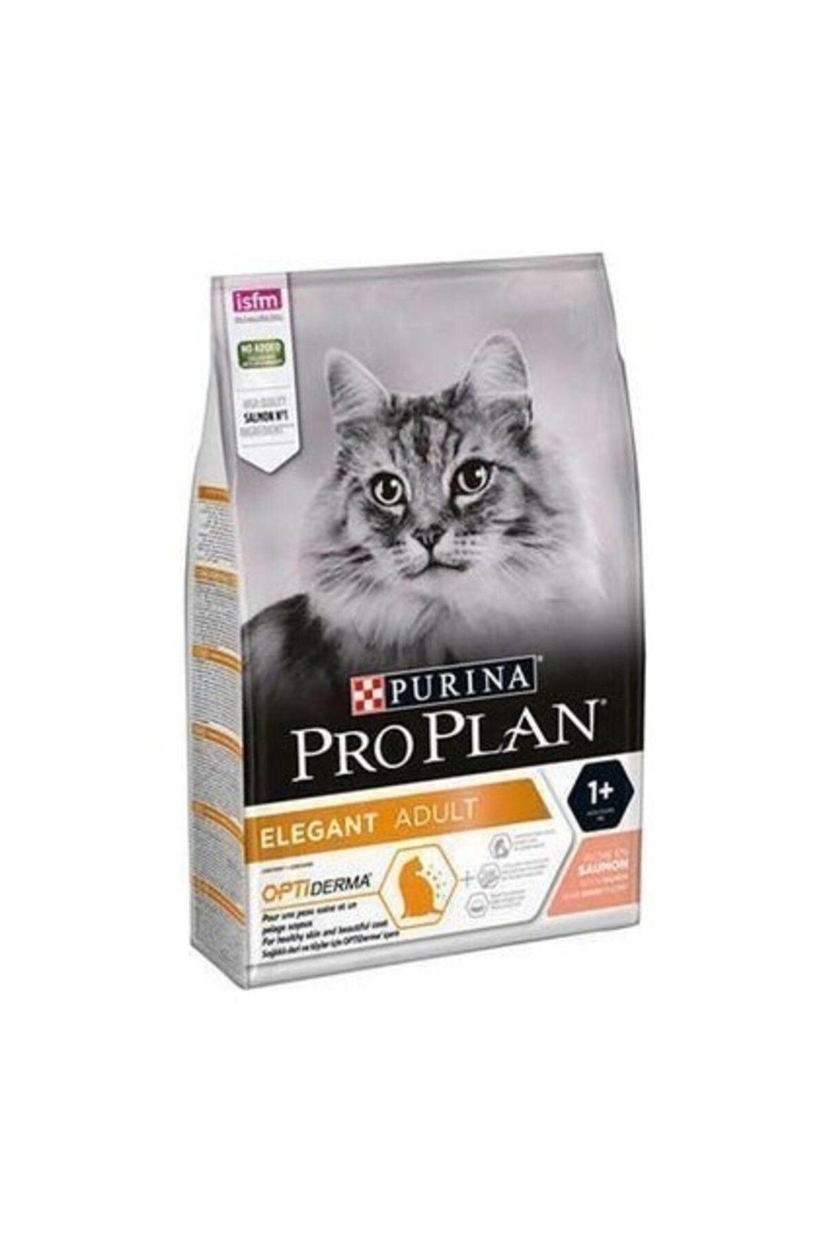 Pro Plan Derma Plus (Elegant Adult) Tüy Yumaği Kontrolü Somonlu Kedi Mamasi 10 kg