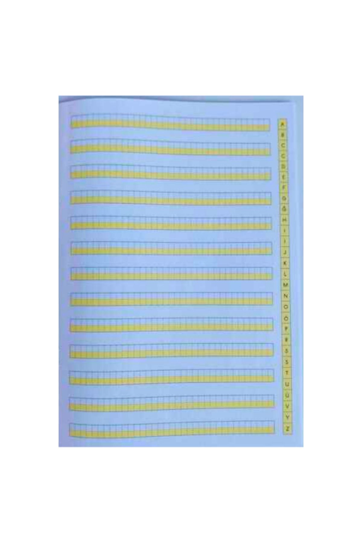 Glanart-2024 New Curriculum Guide Upright Striped Beautiful Writing Notebook 2 Pieces Large Size (19X27 cm) 48 Pages 2