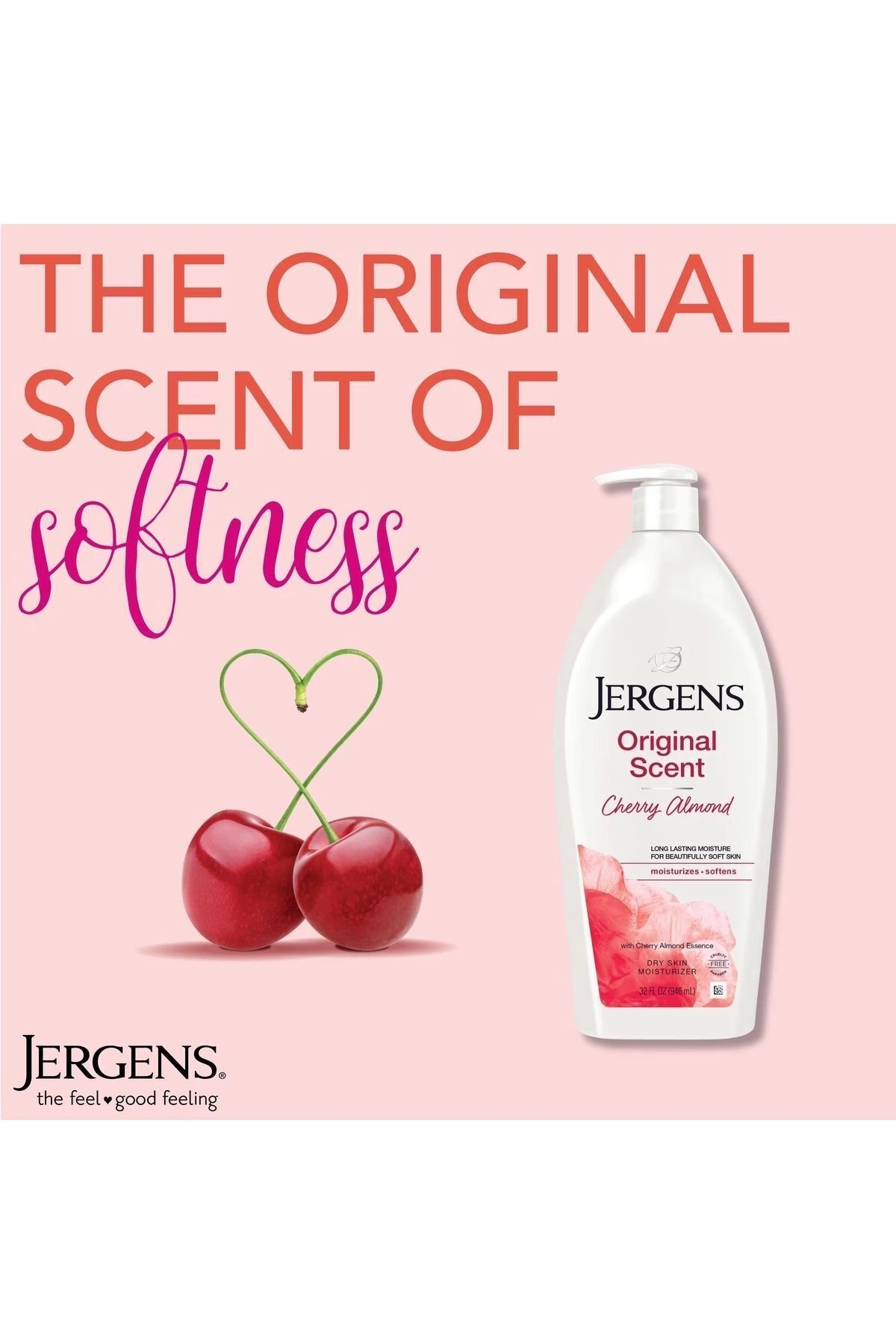 Jergens Scent Cherry Almond Moisturizes Losyon 946 ml - Fiyatı