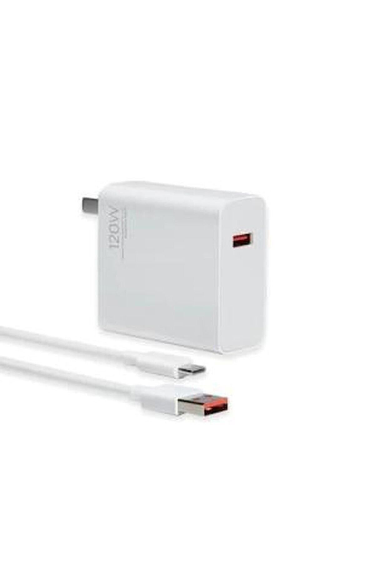 ACL Xiaomi 120watt Avrupa Turbo Hızlı Şarj Aleti Cihazı Adaptör Kablo Seti. Usb To Typc