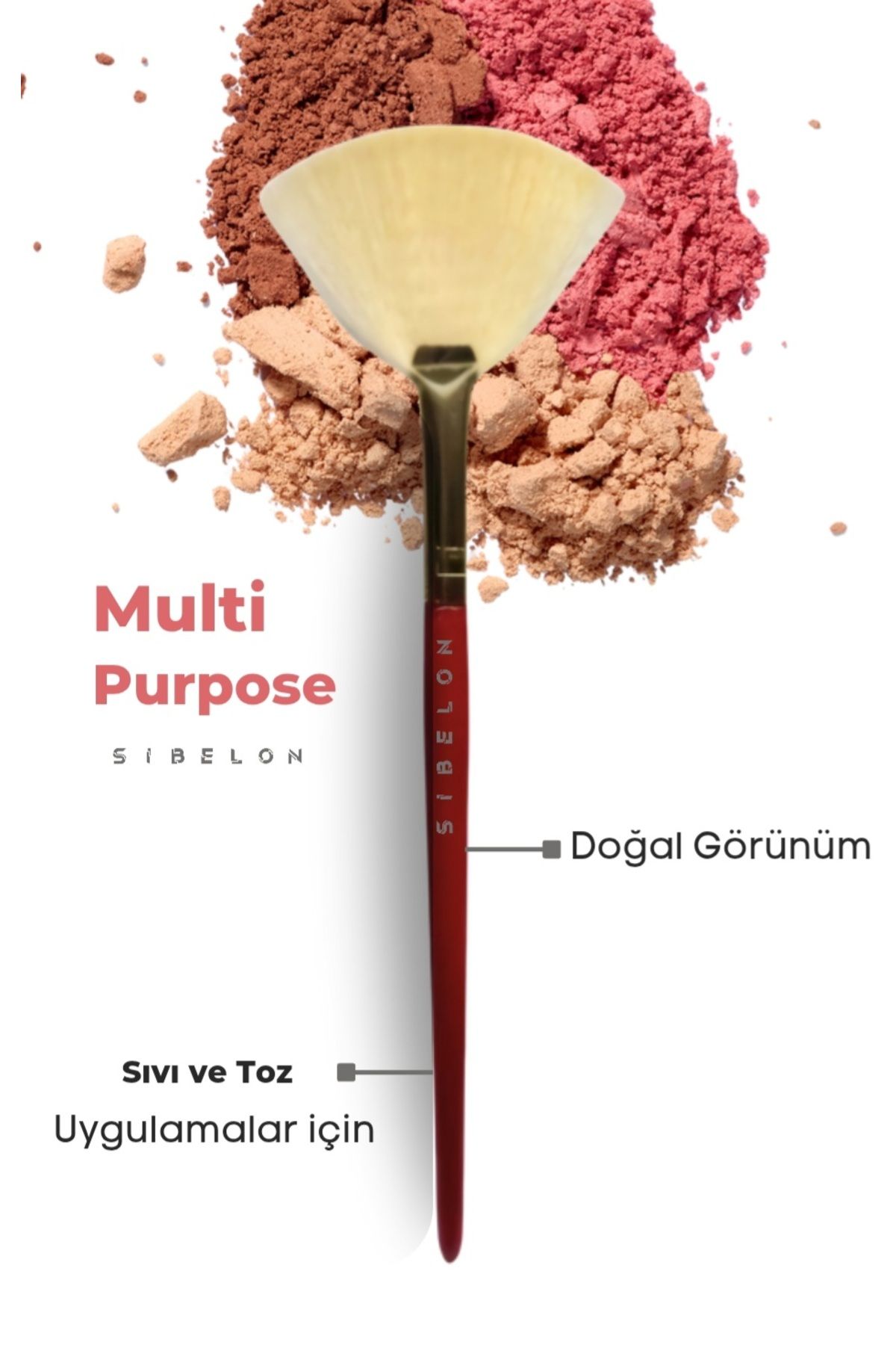 Sibelon Multi Purpose Brush Çok Amaçlı Fırça Resim Art  Sanat Makyaj Tezhip İçin Akrilik Guaj Boyama