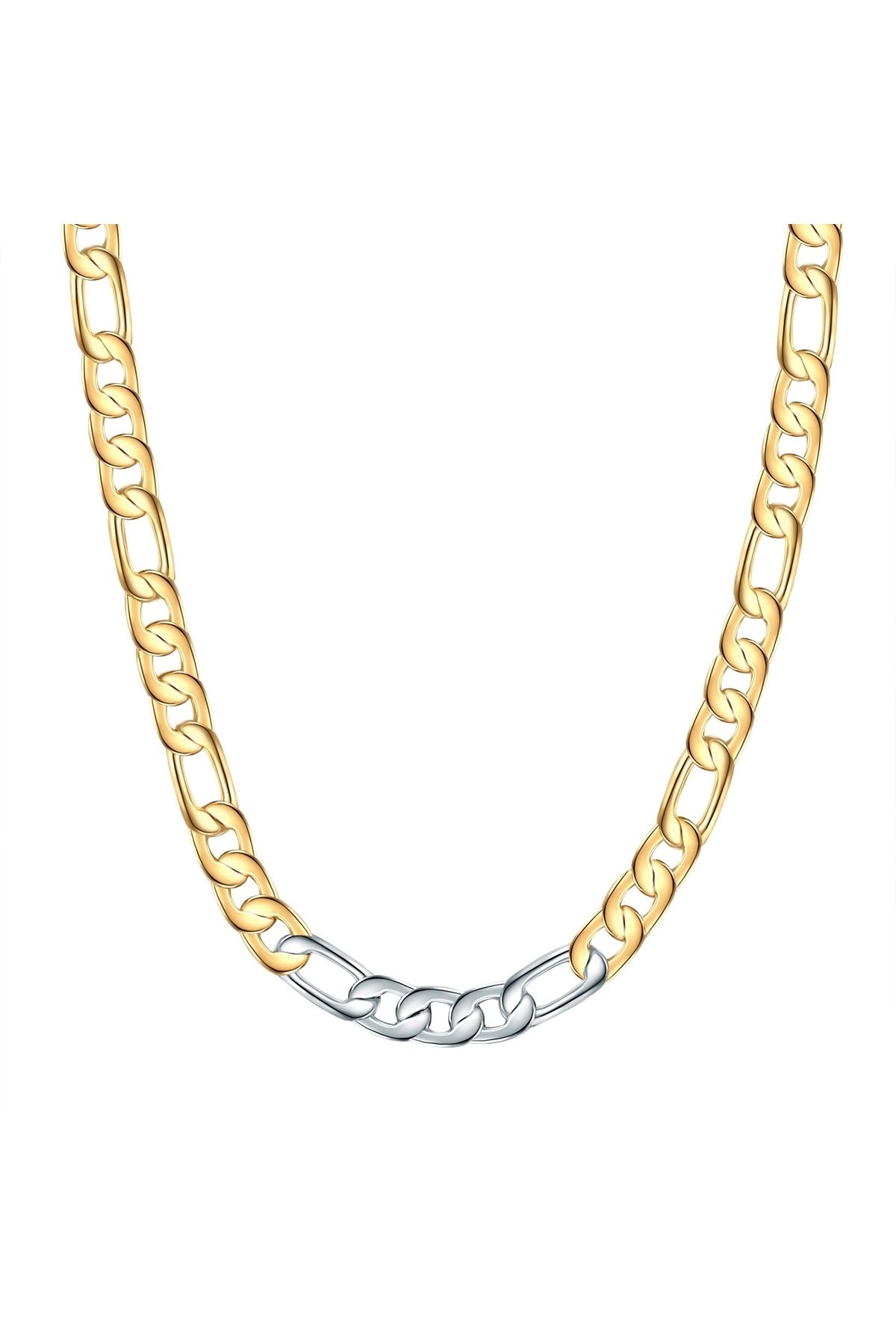 Lulu & Jane-Modeschmuckhalskette Kette Bi-color 1